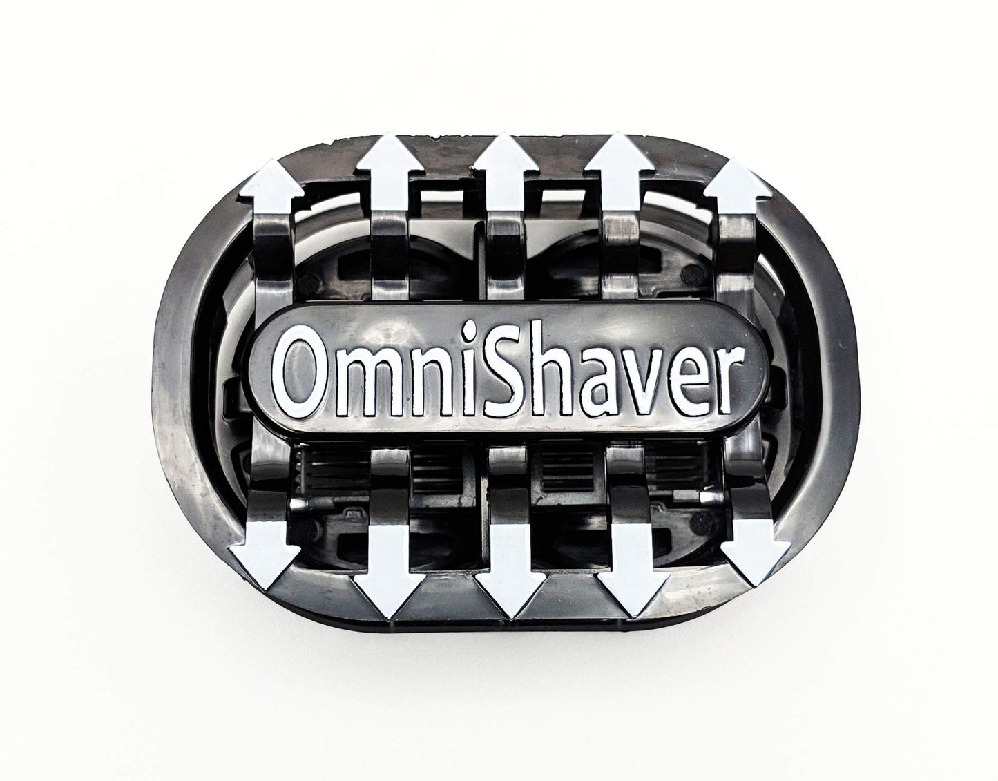 2x Classic Omnishaver - Black - The Fastest Way to Shave Head, Legs, Arms, Body | Disposable Shaving Razor Self Cleans & Strops During Use | Hair Cutter with Durable Blade | Bald Head Shaver for Men