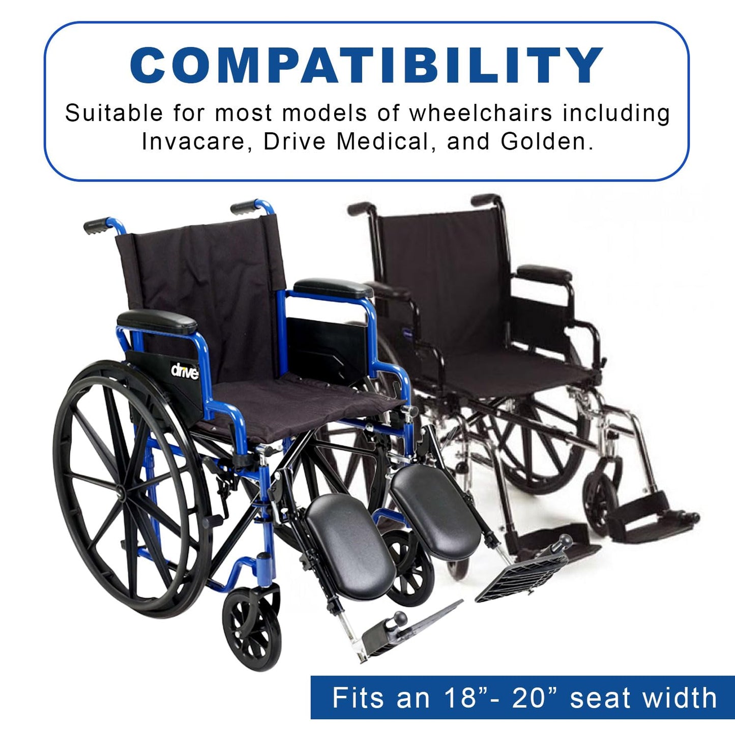 AlveyTech Wheelchair Tray Table with Cup Holder - Fits 18-20 Inch Wide Standard Wheelchairs Like Drive, Golden, & Invacare, Universal Removable Lap Desk for Adults Eating Reading Resting