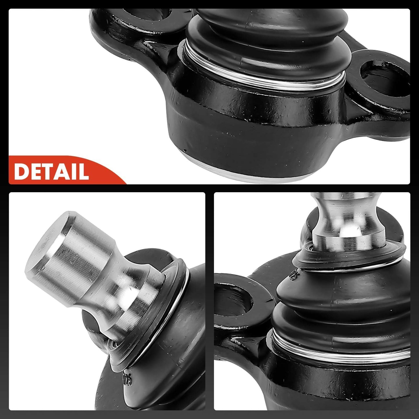 A-Premium 2 x Front Lower Ball Joint, Compatible with Hyundai Sonata 2015-2017, Tucson 2016-2021 & Kia Optima 2016-2020, Sportage 2017-2022, Without Bolts