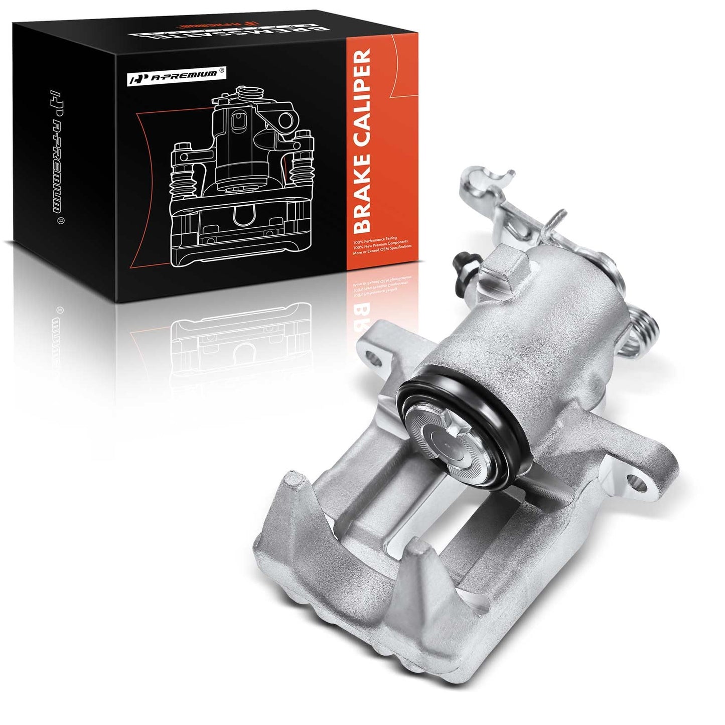 A-Premium Disc Brake Caliper Assembly without Bracket Compatible with Select Volkswagen and Audi Models - A3 2010-201, For Jetta 2012-2018, Golf 2011, Beetle 2013-2019 - Rear Left Driver Side