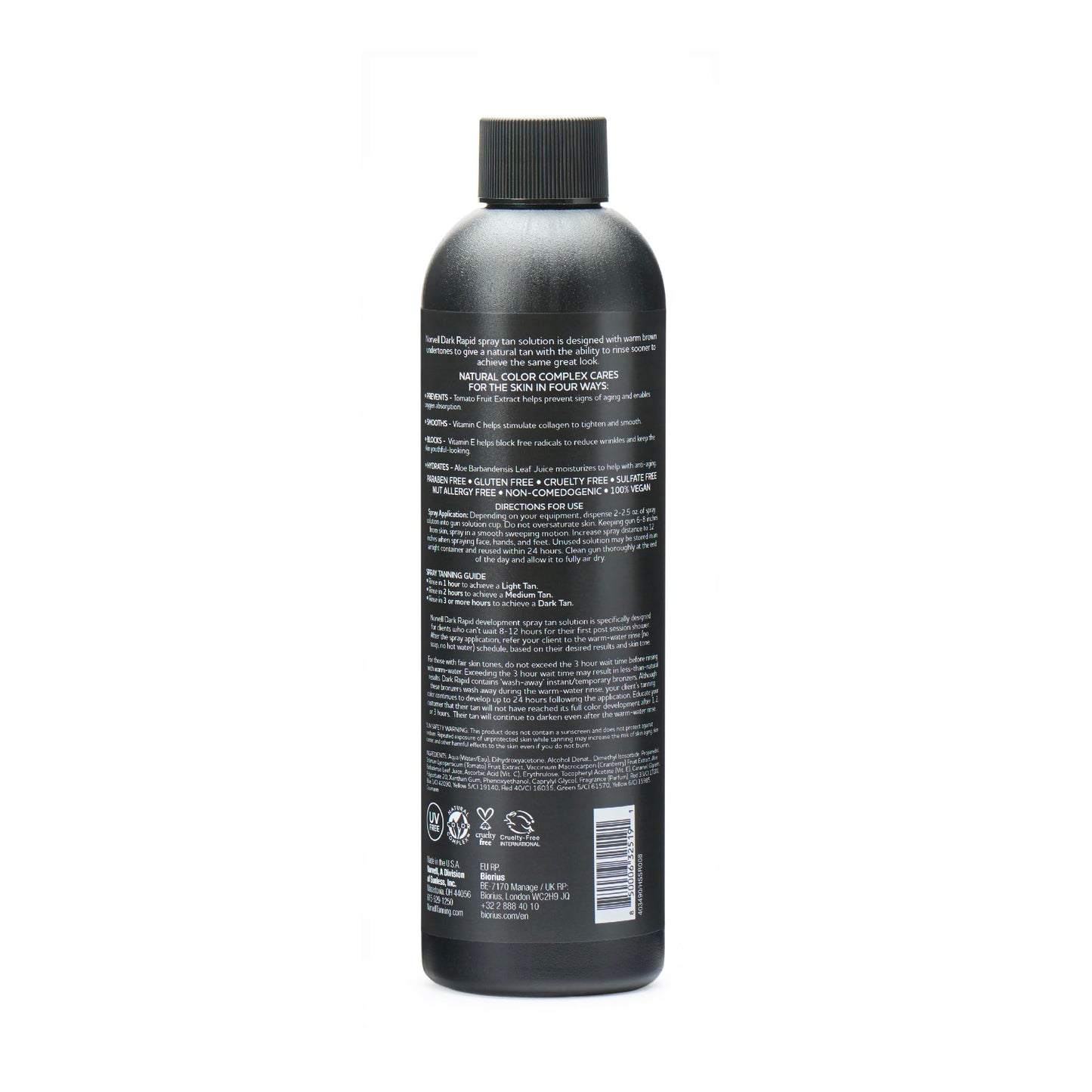 Norvell Premium Sunless Tanning Solution - One Hour Rapid, 8 fl.oz.