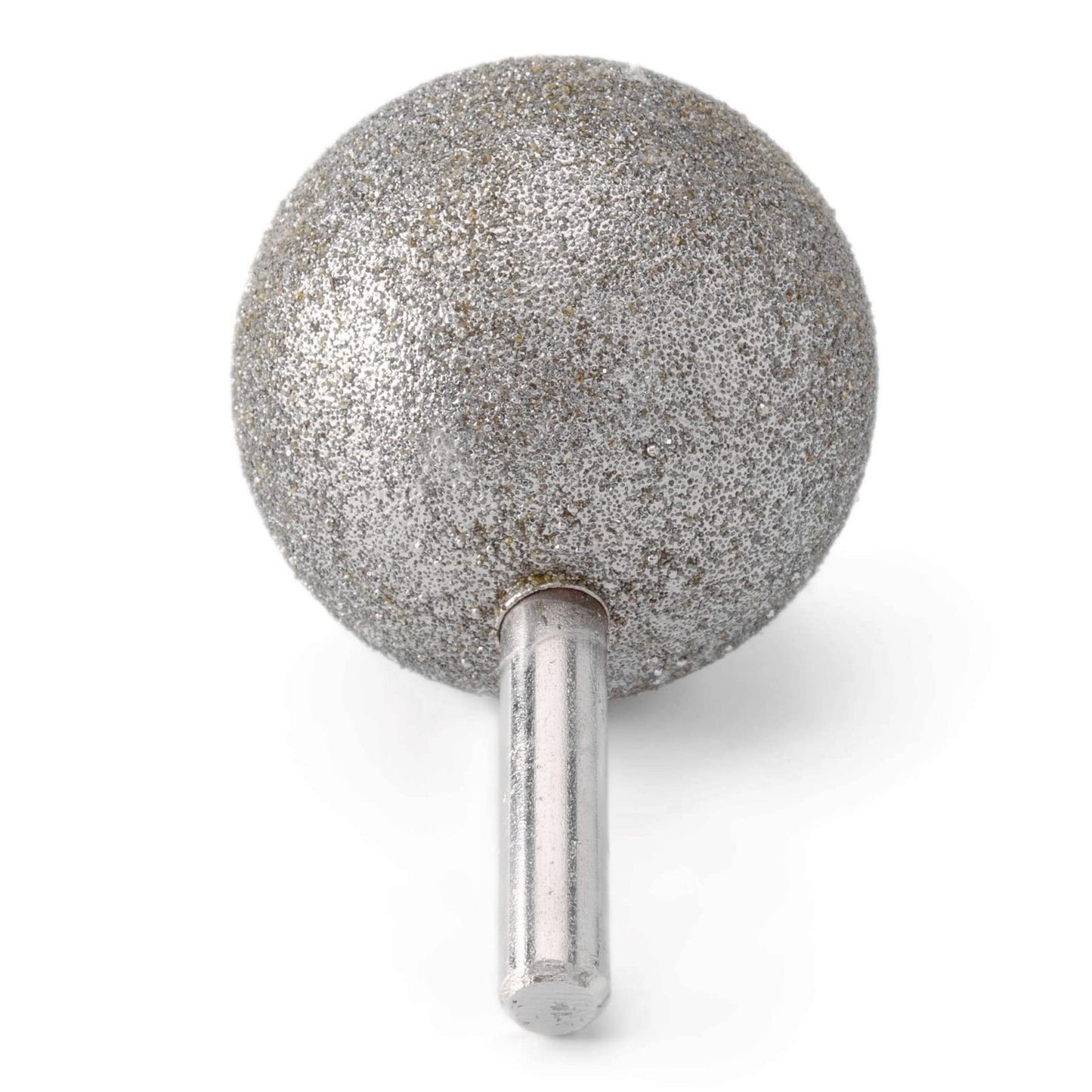 JINGLING 50mm 2 inch Spherical Head Diamond Grinding Bit Coated Round Ball Burs with Shank 5/16" Grit 80 Tools for Stone