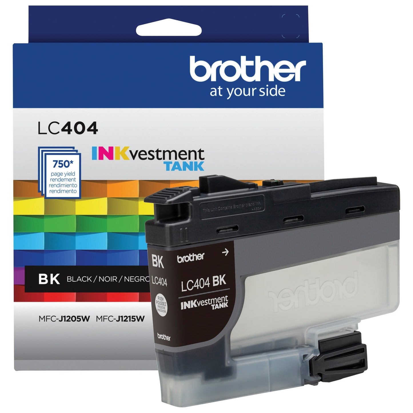 Brother Genuine LC404BKS Standard Yield Black Ink Cartridge, Original Ink Replacement Cartridge, Ink for Brother Inkjet Printer MFC-J1205W