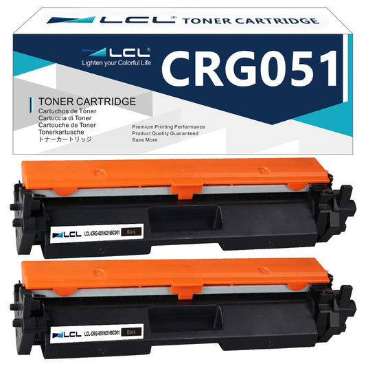 051 Black Toner Cartridge Comaptible for Canon 051 051H Toner Cartridge CRG051 CRG051H for Canon ImageCLASS MF263dn MF264dw MF266dn MF267dw MF269dw LBP161dn LBP162dw LBP1692dwkg (2-Pack)
