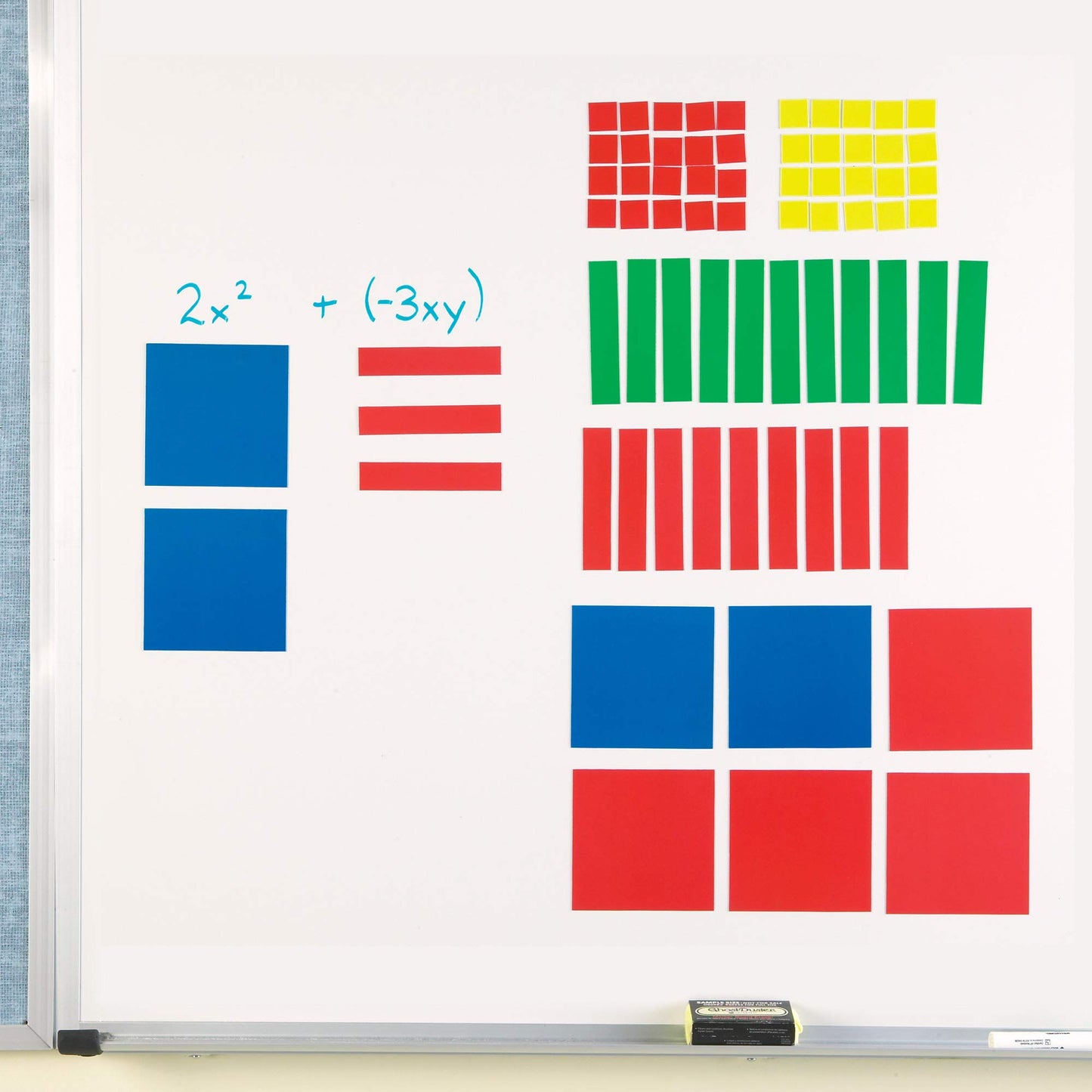 Learning Resources LER7641 Magnetic Algebra Tiles