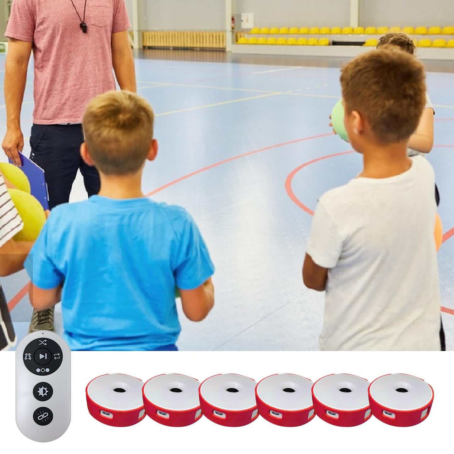 3Pcs/Pk Agile Reaction Training Lamp Set, Reaction Training Light Speed Agile Reaction Light Equipment Quick Reaction Lights Enhancing Speed and Agility Tools