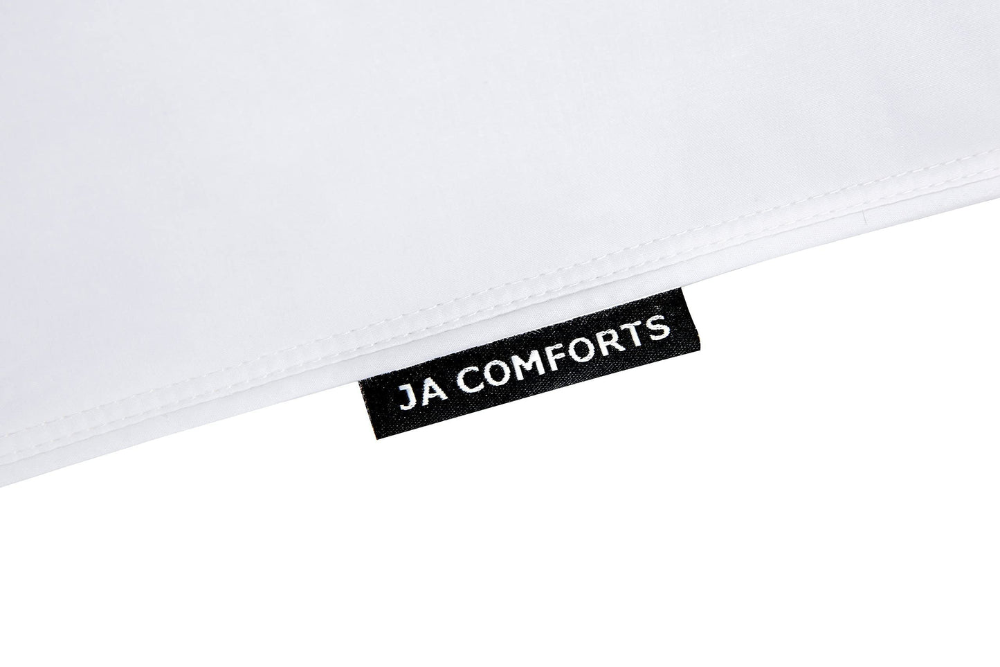 JA COMFORTS Duck Feather and Down Bed Pillows for Sleeping(2 Pack)- Standard/Queen(20IN×28IN), Filling Weight 37 OZ, Hotel Collection, 233TC Cotton Cover, White…