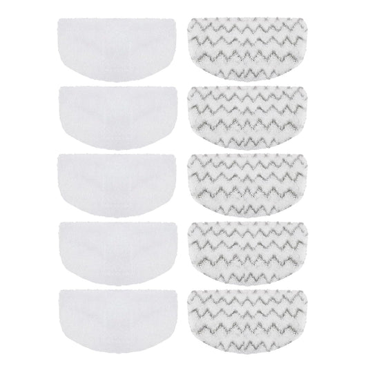 10 Pack Steam Mop Replacement Pads Compatible with Bissell Powerfresh Steam Mop 1940 1806 1544 2075 2685A 2181 2814 Series, Model 19401 1940A 1940W 19405 2075A 2685A 5938, Microfiber Reusable