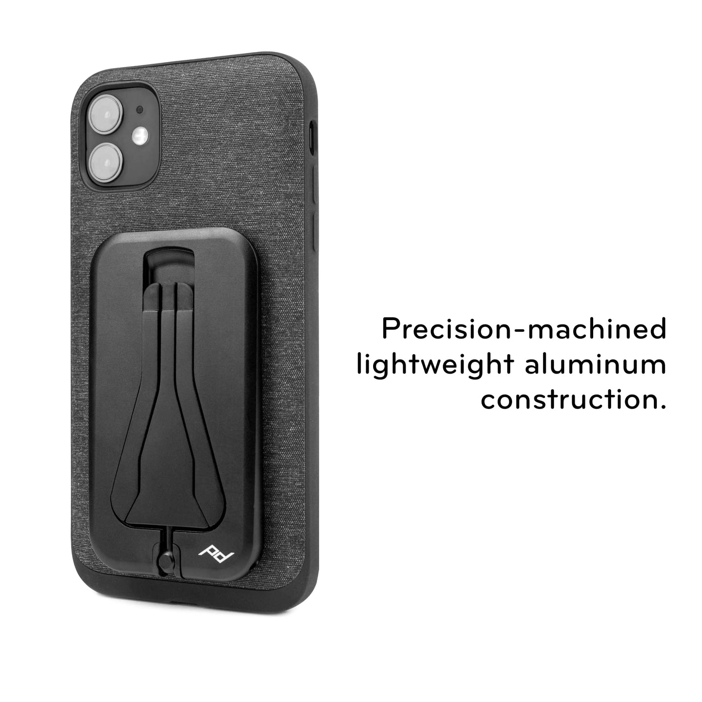 Peak Design Mobile Tripod, Black, Compact Design, Portable and Pocket Friendly, MagSafe Compatible, SlimLink Mounting, Use It as a 3-Legged Stand, Kickstand or Grip, Phone Tripod Stand