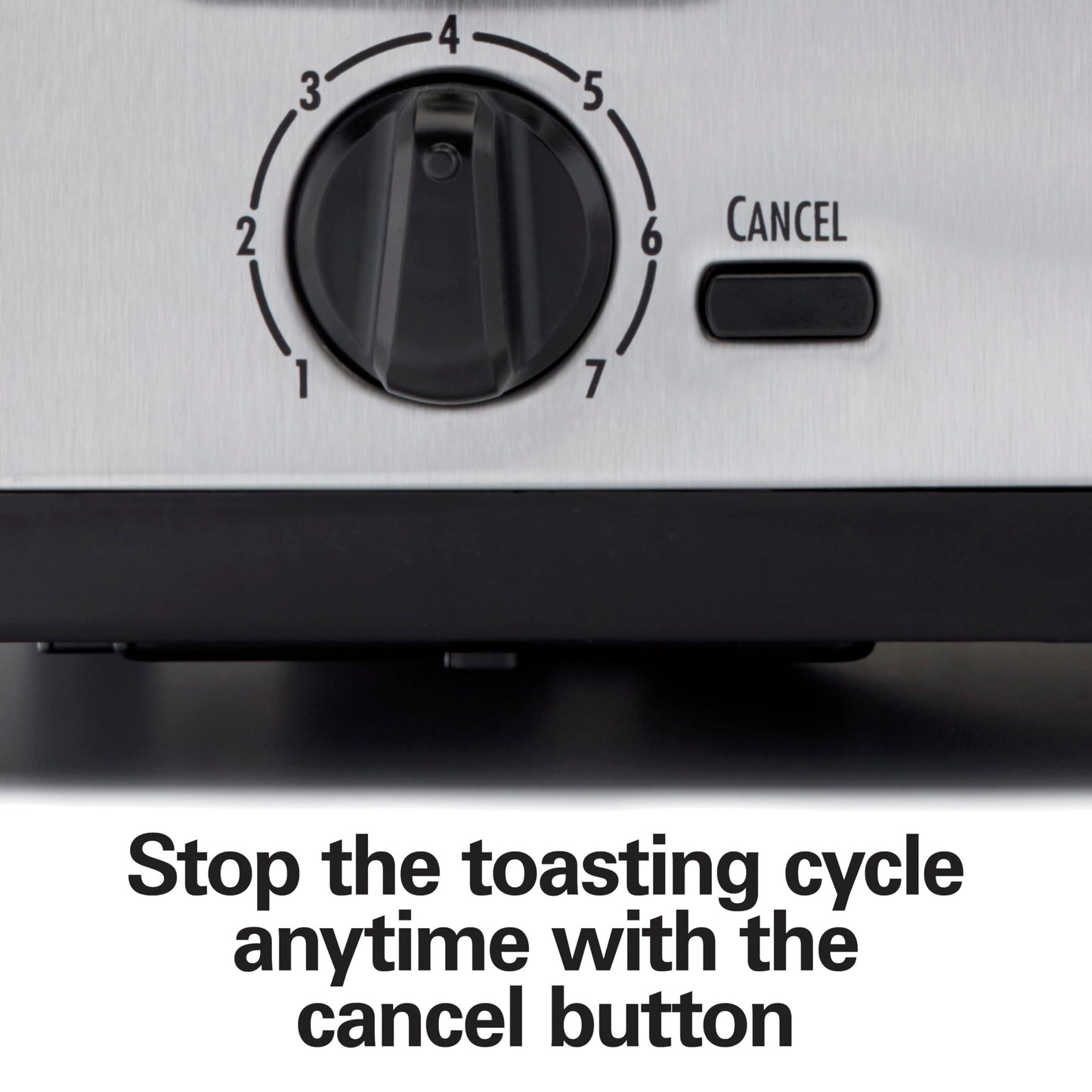 Hamilton Beach 4-Slice Toaster, Brushed Stainless Steel, Extra-Wide Slot Toaster with Shade Selector, Toast Boost, Slide-Out Crumb Tray, Auto Shutoff, Cancel Button, 24910G