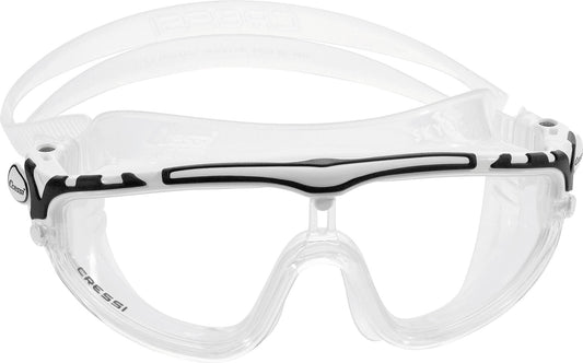 Cressi Skylight Swim Goggles, Clear/White/Black