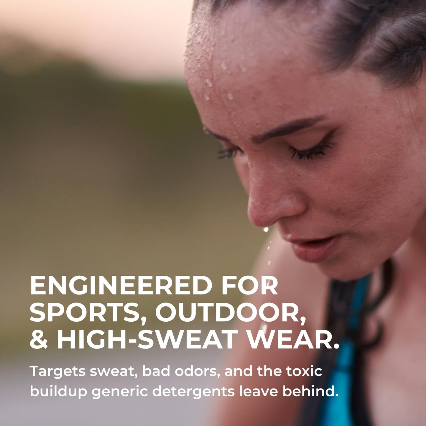Sweat X Sport Extreme Laundry Detergent, High Performance Sports Wash for Activewear and All Fabrics, 45 Loads