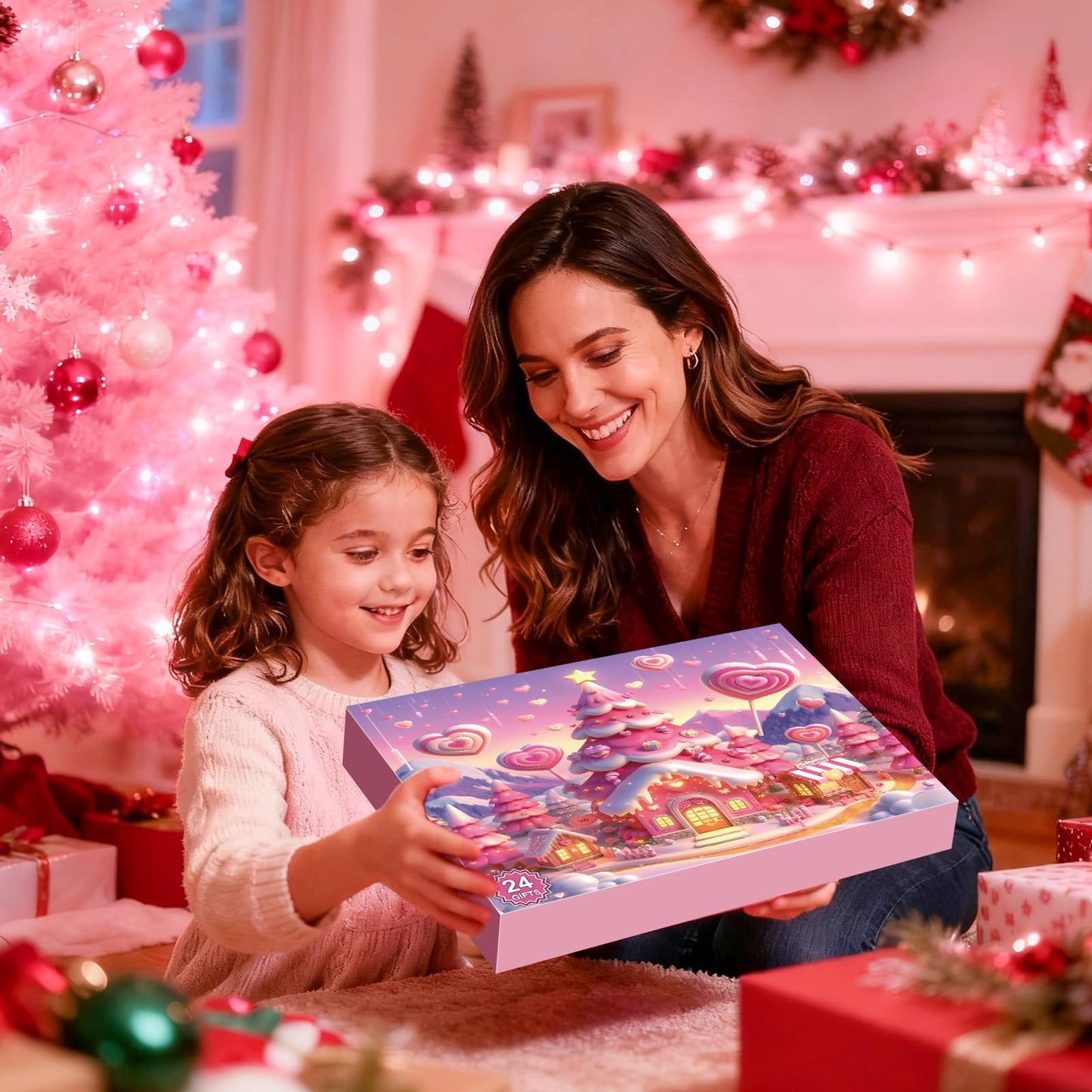 Advent Calendar 2025 for Girls, Princess Deformation Toy Christmas Countdown Calendars Princess Transformable Toys for Girls Xmas Gifts Party Favors