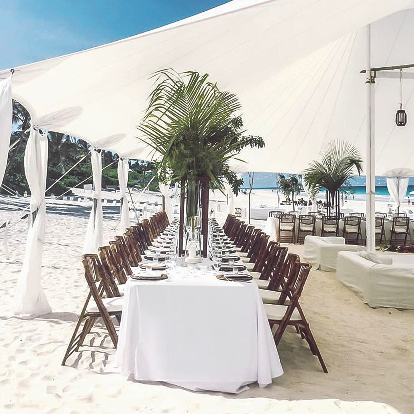10 Pack White Tablecloths for 6 Foot Rectangle Tables 60 x 102 Inch White Table Cloth Rectangle Table 6ft Tablecloth Linen Polyester Fabric Washable White Table Cloths for Parties Wedding Banquet