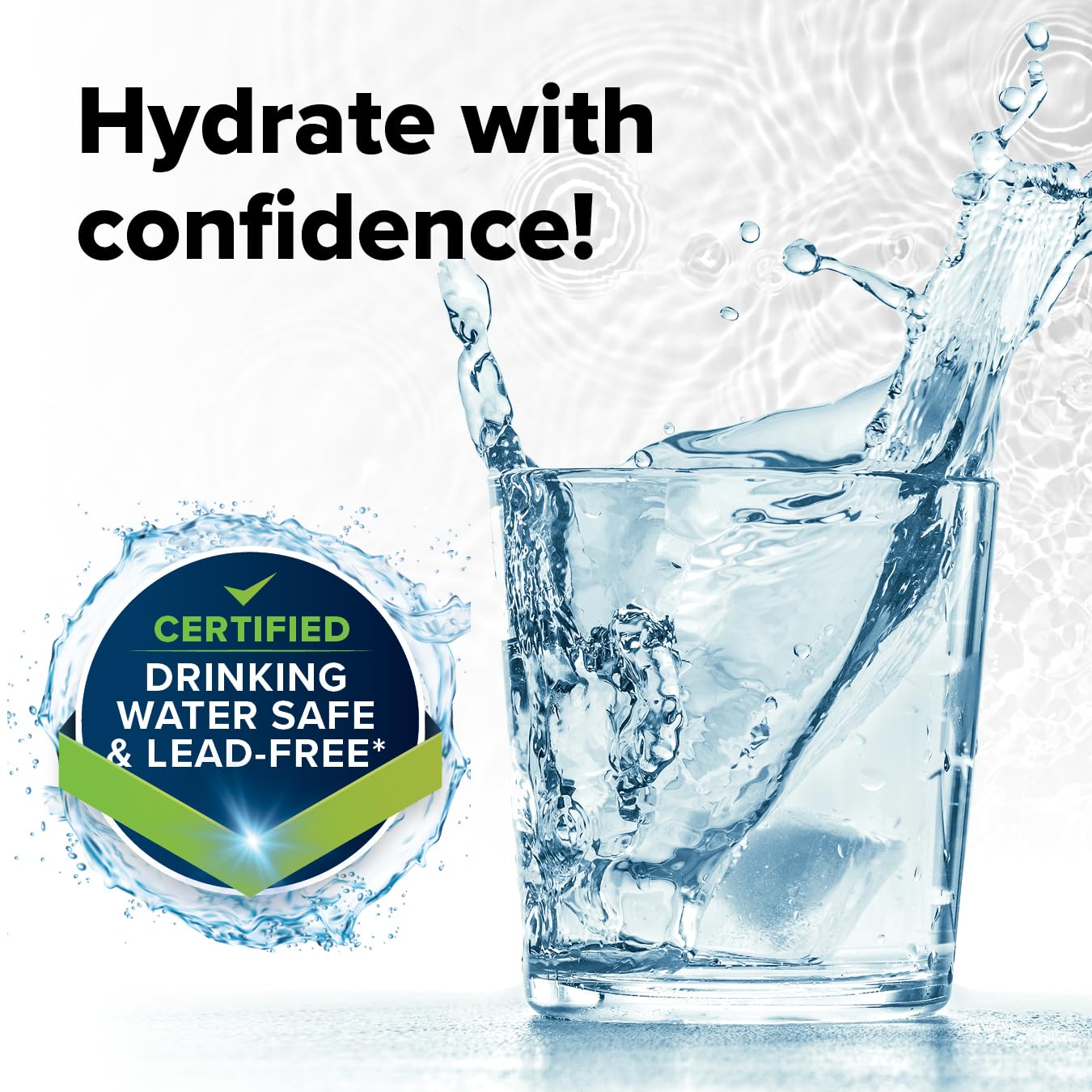 Camco TastePURE 50-Ft Water Hose - RV Drinking Water Hose Contains No Lead, No BPA & No Phthalate - Features Reinforced Design & Crafted of PVC - 1/2” Inside Diameter, Made in The USA (22753)