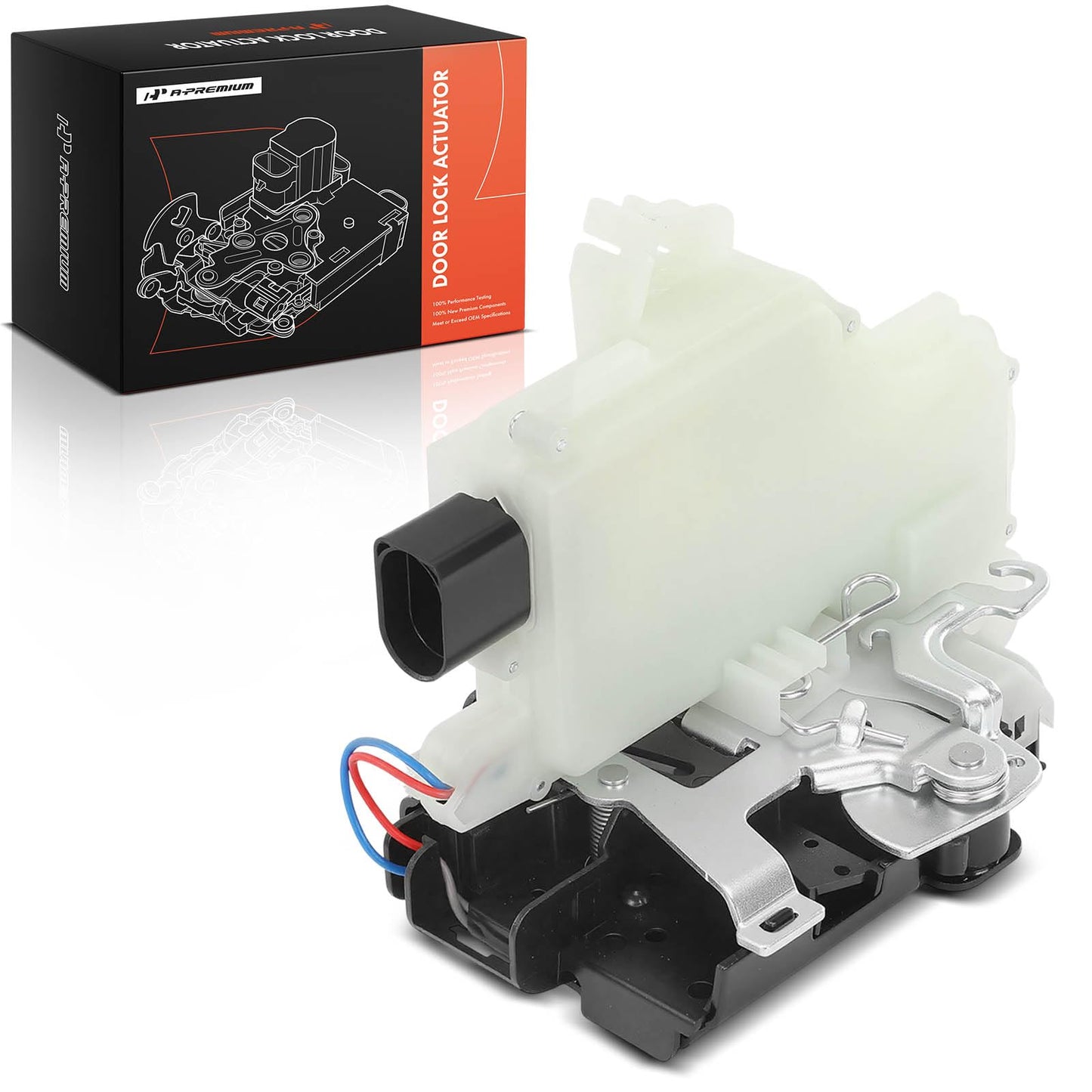 A-Premium Door Latch Lock Actuator Compatible with Volkswagen Vehicles - Beetle 1999-2010, Golf 1999-2006, GTI 2006-2007, Jetta 2000-2005, Passat 2000-2005 - Front Left Driver Side