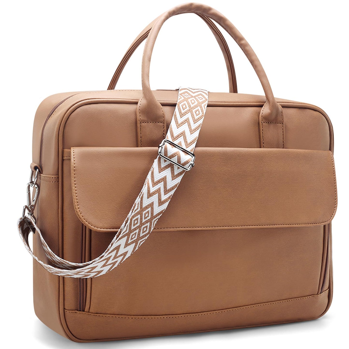 SUCIKORIO Teacher Tote Bag Women 17inch PU Leather Laptop Briefcase Nurse Office Bags Professional Work For Nursing, College