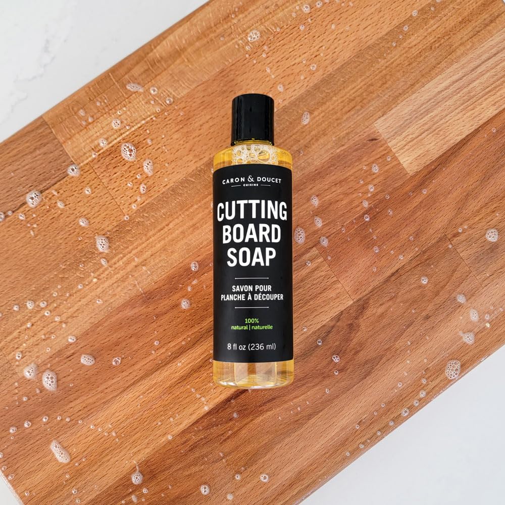 Caron & Doucet - Ultimate Cutting Board Maintenance Kit - Cutting Board Oil, Cutting Board Soap, Cutting Board Wax