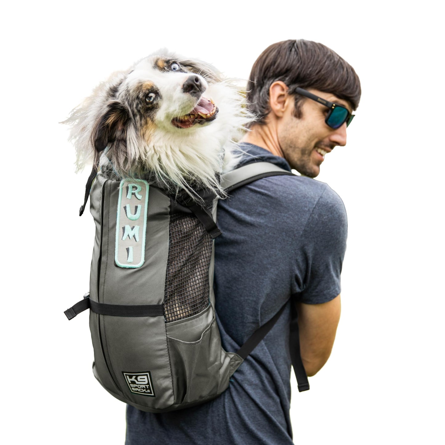K9 Sport Sack Trainer | Dog Carrier Dog Backpack Pets, Irongate, 12.0" L x 11.0" W x 22.0" H
