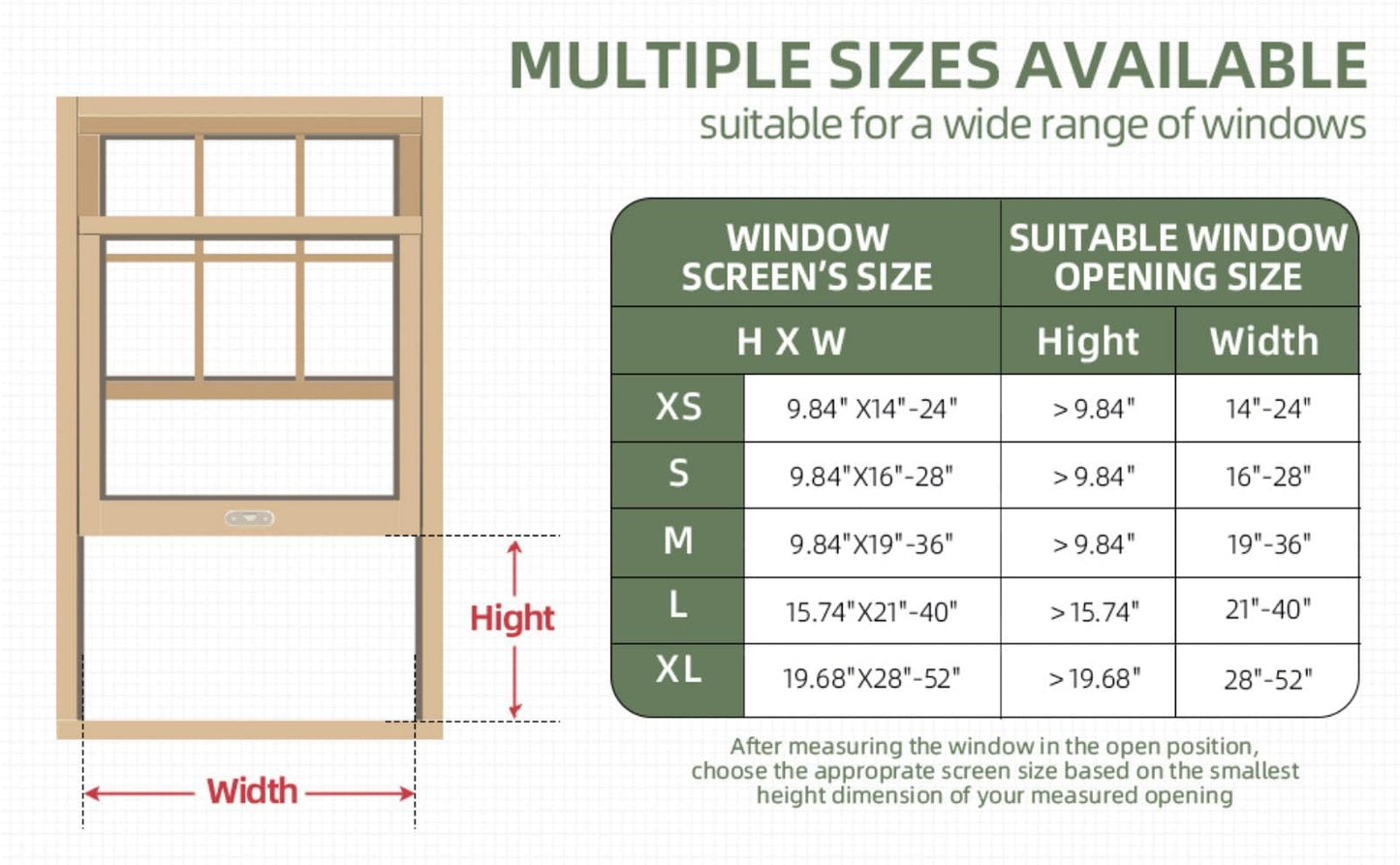 FLYZZZ Expandable Window Screens (10" H x 19" - 36" W), 2 Packs, Aluminum & Fibreglass, Universal Fit for Van, RV, Car, Truck, Boat