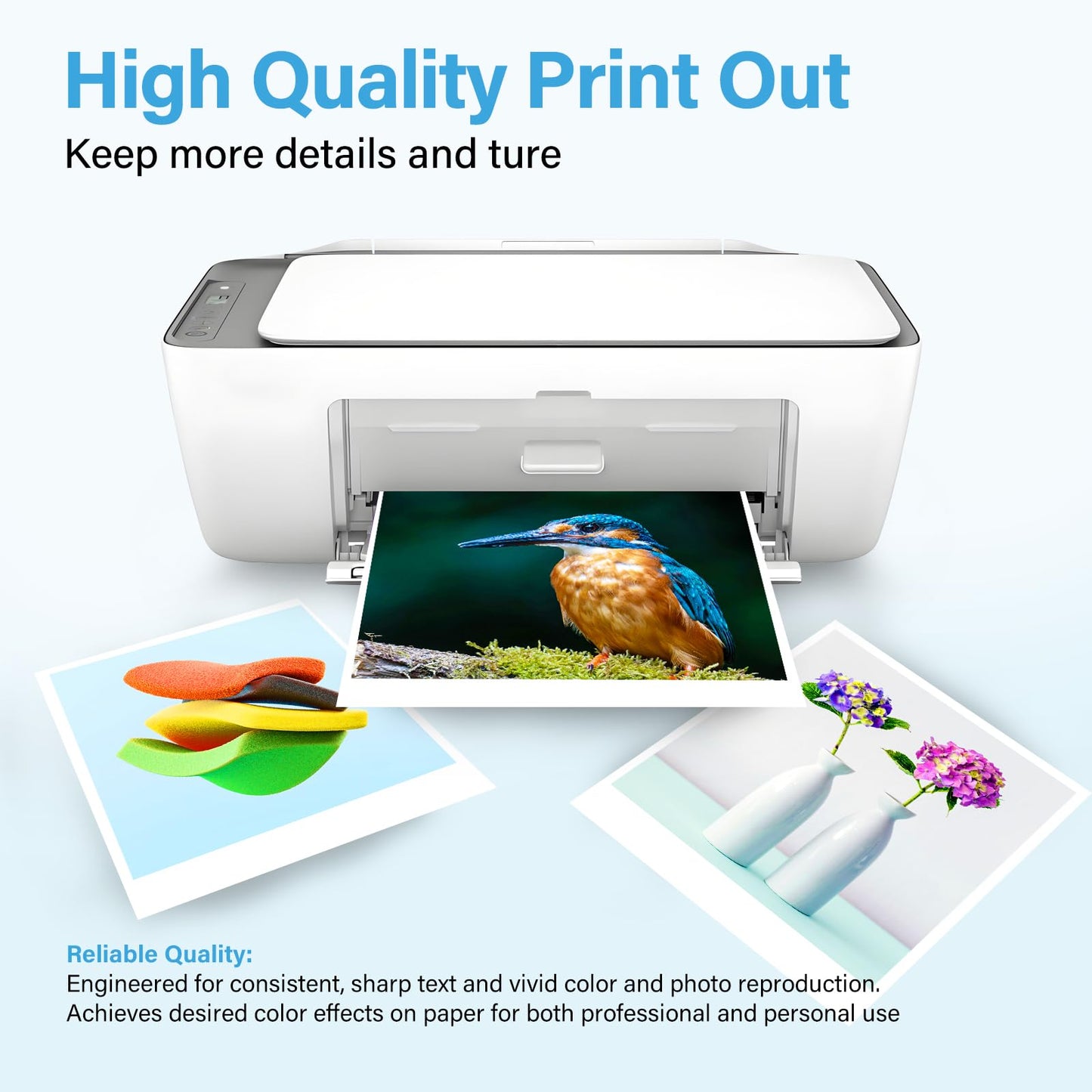 63XL Ink Cartridges Combo Pack Compatible for HP 63 Ink Cartridges, for HP Ink 63 63XL Black Color Work with OfficeJet 3830 3833 4650 5200 Envy 4510 4520 4512 Deskjet 2130 3630 Printer