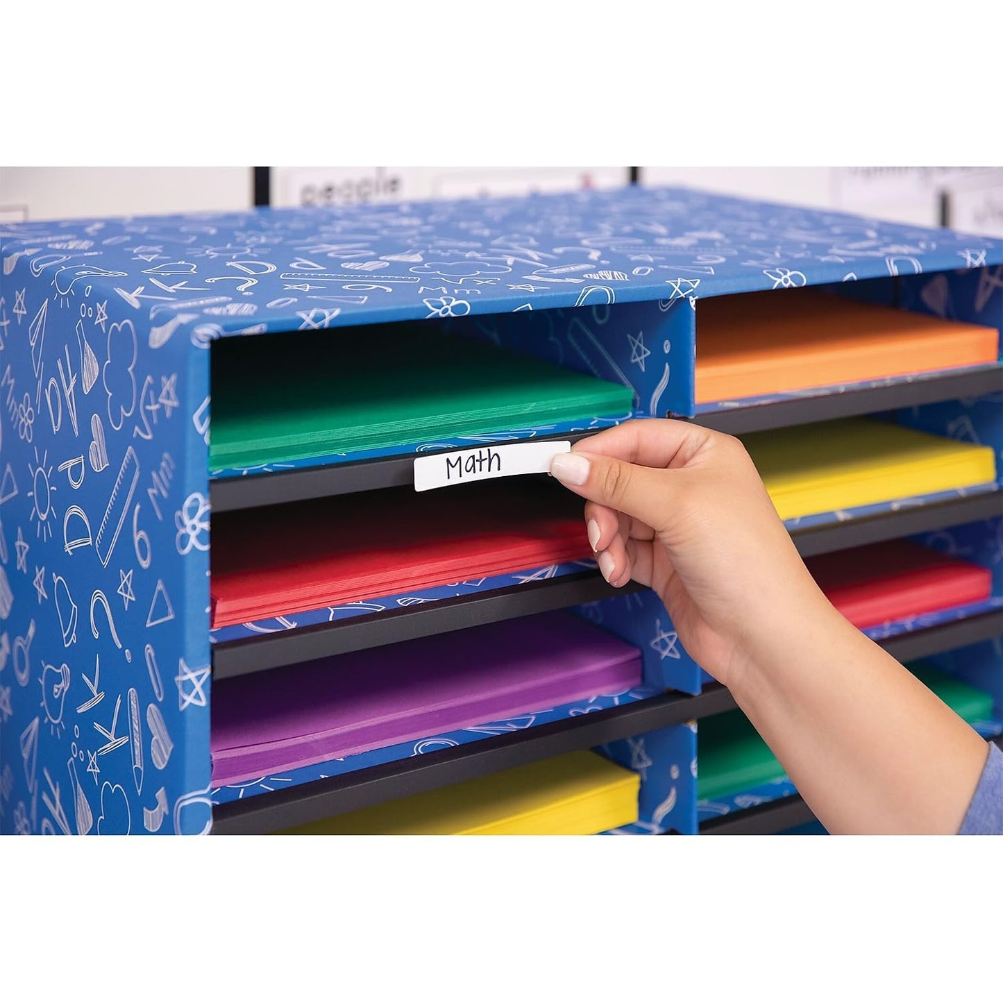 Bankers Box Classroom 15 Compartment Literature Sorter, Single (3384301)
