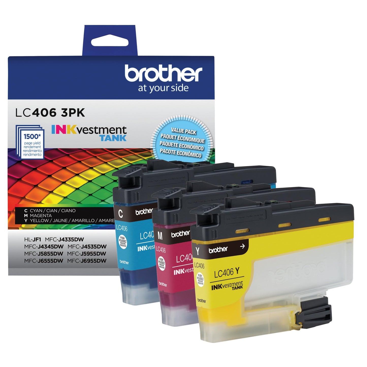 LC4063PKS Standard-Yield Colour Ink Cartridge 3-Pack