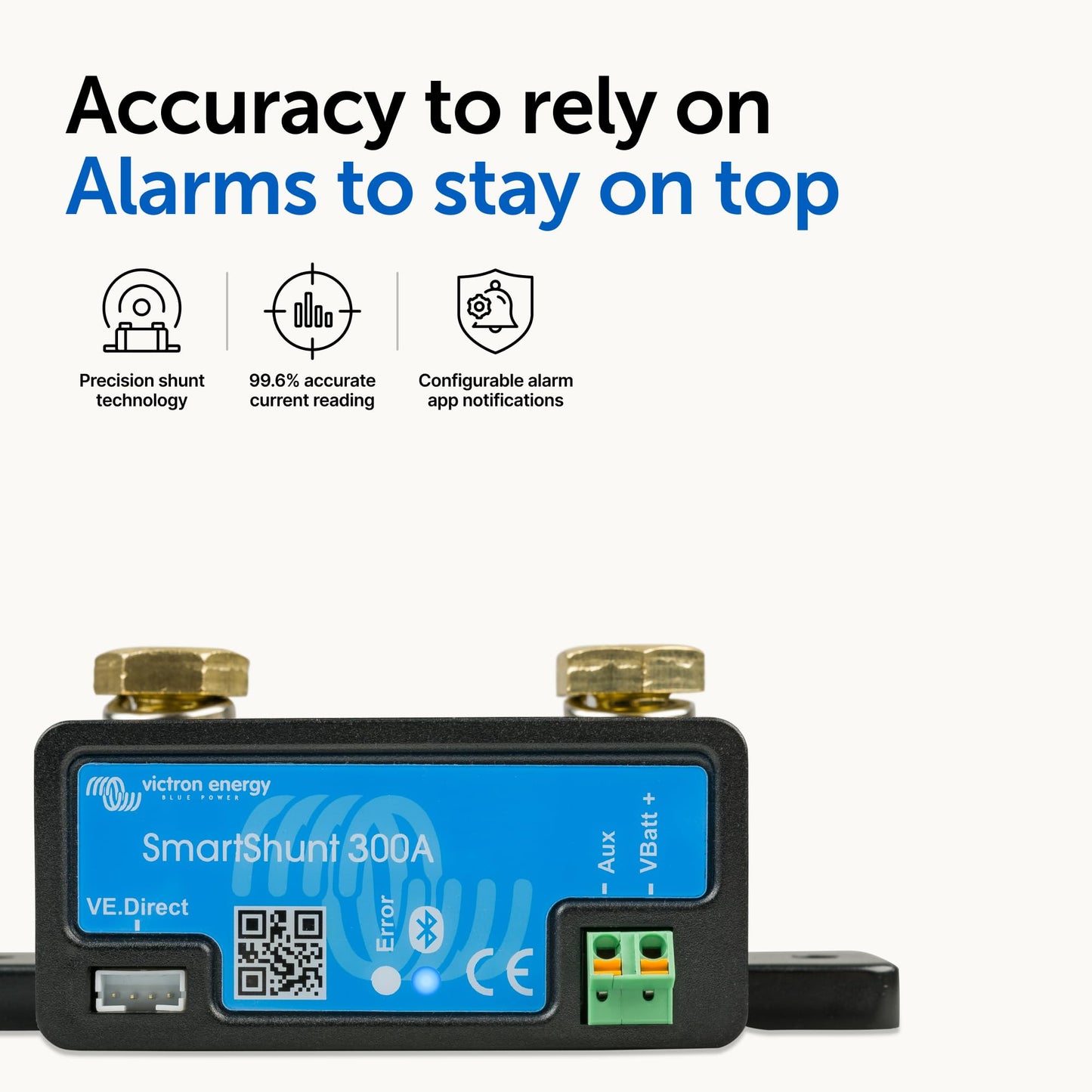 Victron Energy SmartShunt 300A 50mV Battery Monitor (Bluetooth)