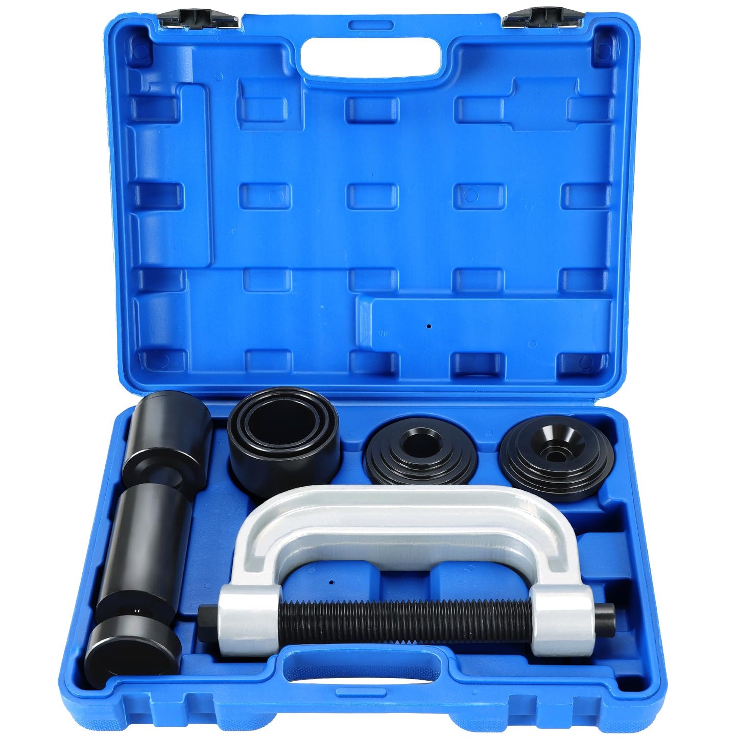 Acymner Ball Joint Press & U Joint Removal Tools | Heavy Duty Ball Joint Service Tool with 4-Wheel Drive Adapters fits Most 2WD and 4WD Car Pickup and Light Truck