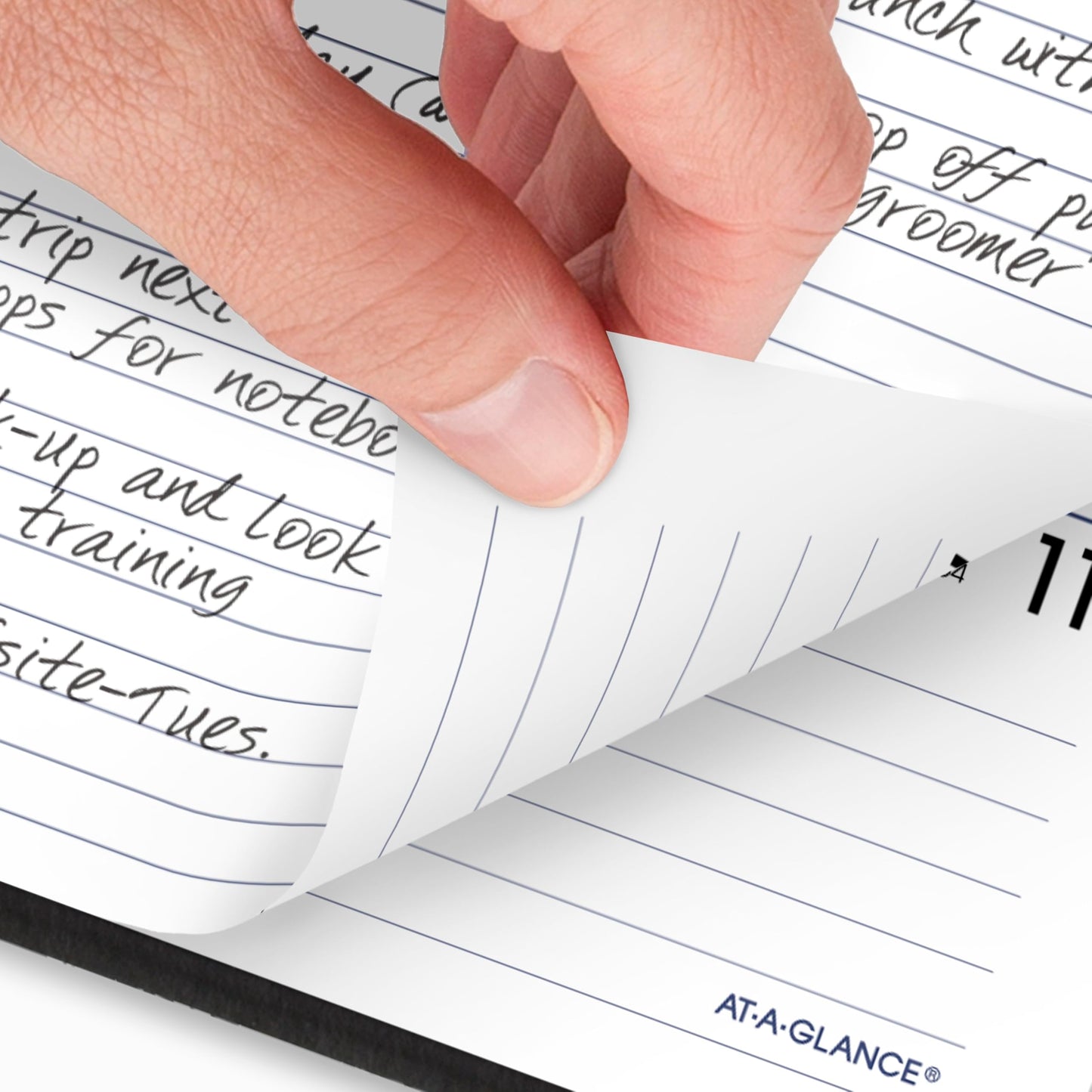 AT-A-GLANCE 2026 Planner, Weekly & Monthly, 7" x 8.75", Medium, Refillable, Executive, DayMinder, Black (G5450026)