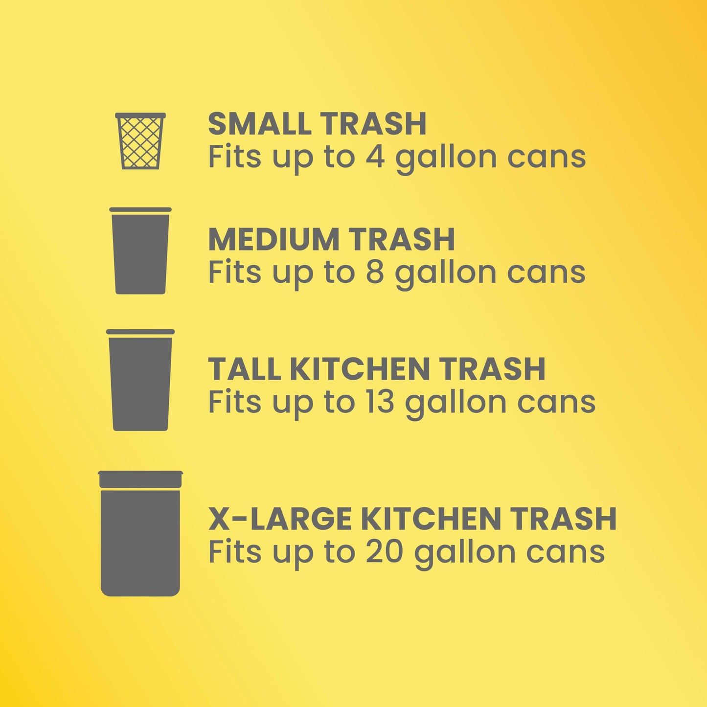 Glad ForceFlex Tall Kitchen Drawstring Trash Bags, 13 Gal, Fresh Clean, 110 Ct, Pack May Vary