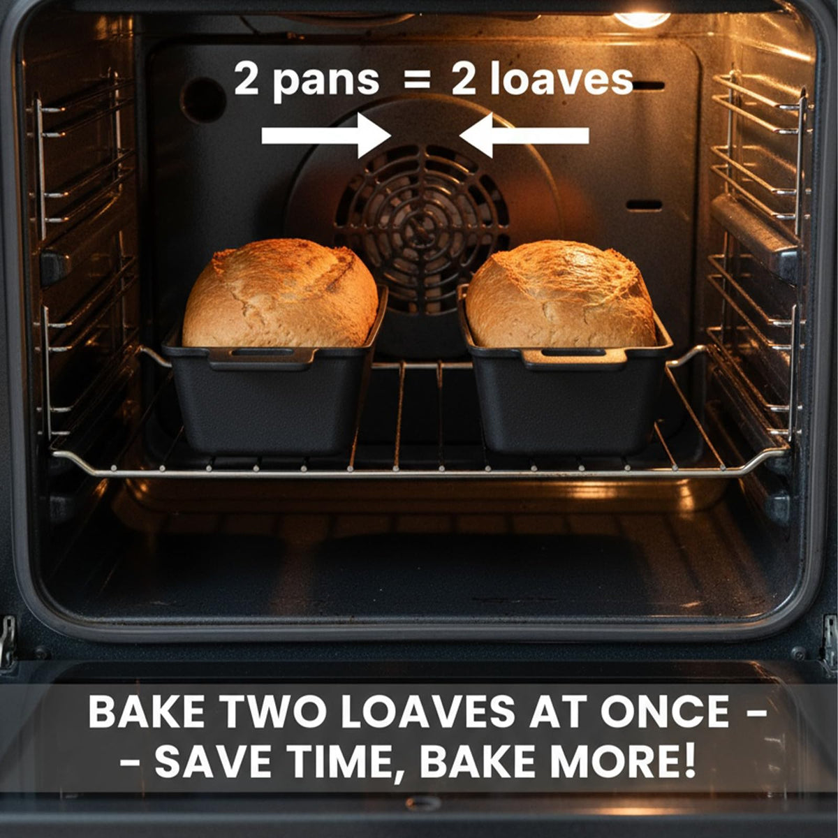 Erdisc 9x5 Inch Cast Iron Loaf Pan with Lid, Pre-Seasoned for Sourdough and Homemade Baking, Heavy Duty Nonstick, Oven Safe Bread Pot