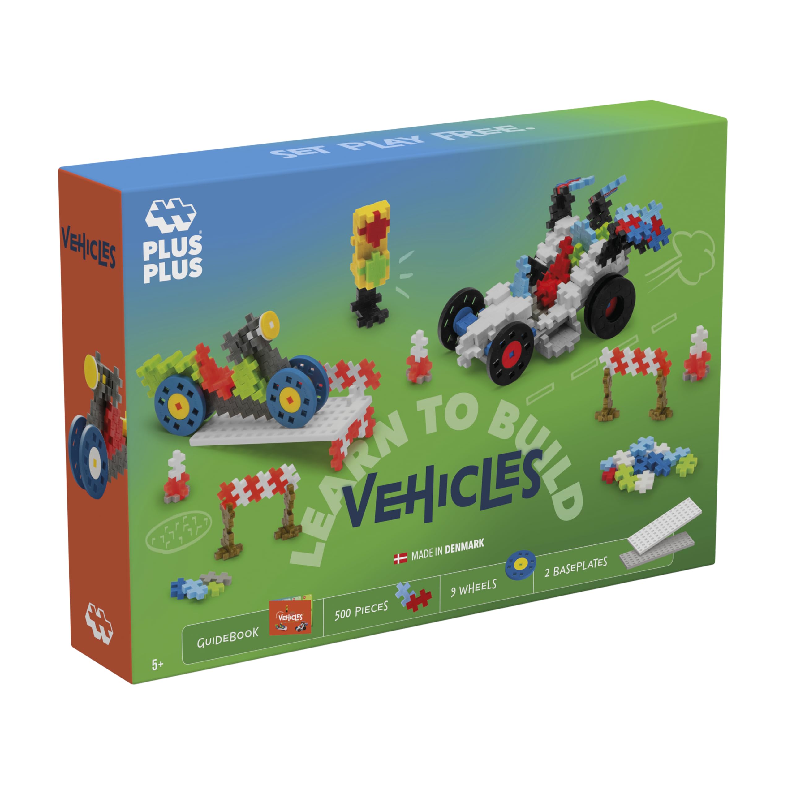 Plus-Plus - Learn to Build Go! Vehicles - 500 Pieces - Creative Buildi ...