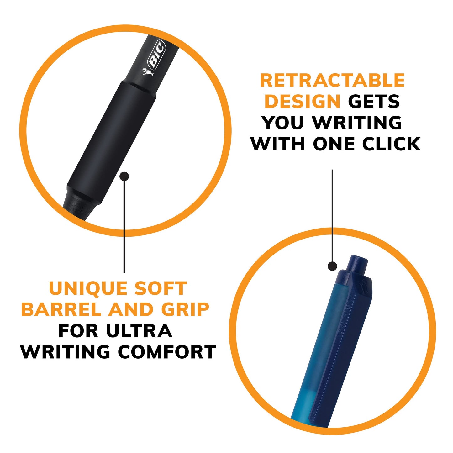 BIC Convenient Ballpoint Pen, Black (SCSM361BK)