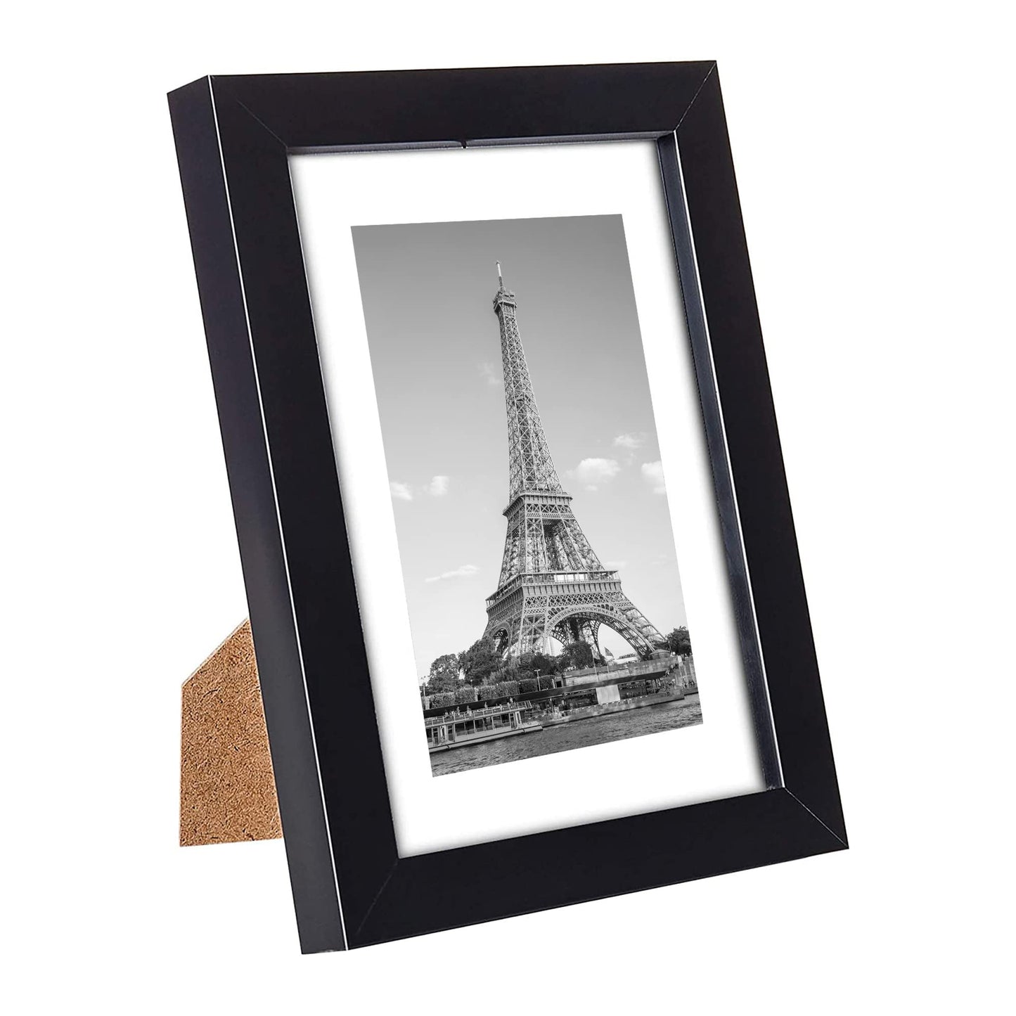 upsimples 5x7 Picture Frame Set of 10,Multi Photo Frames Collage for Wall or Tabletop Display,Black