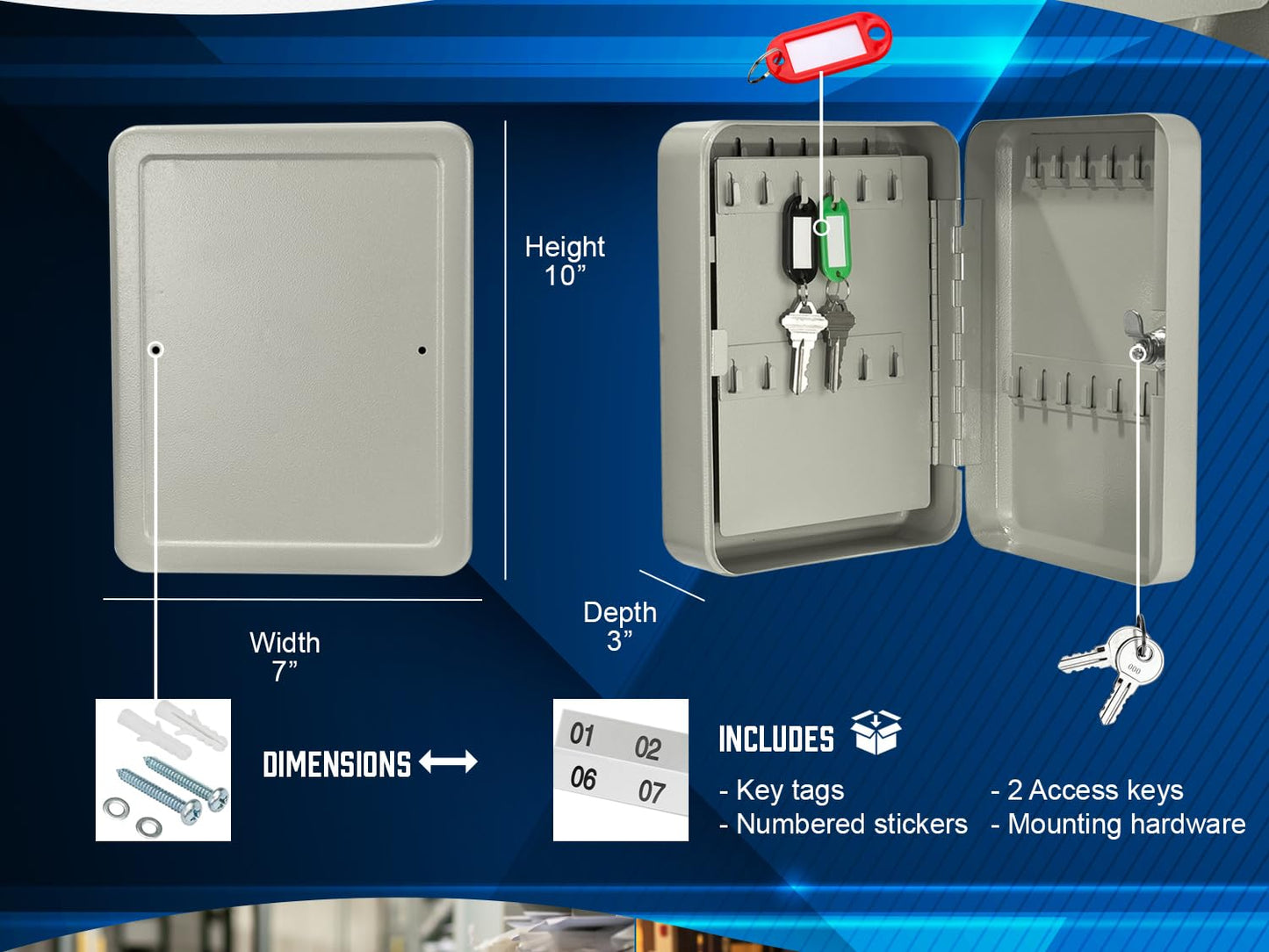 Barska AX11692 48 Position Key Safe