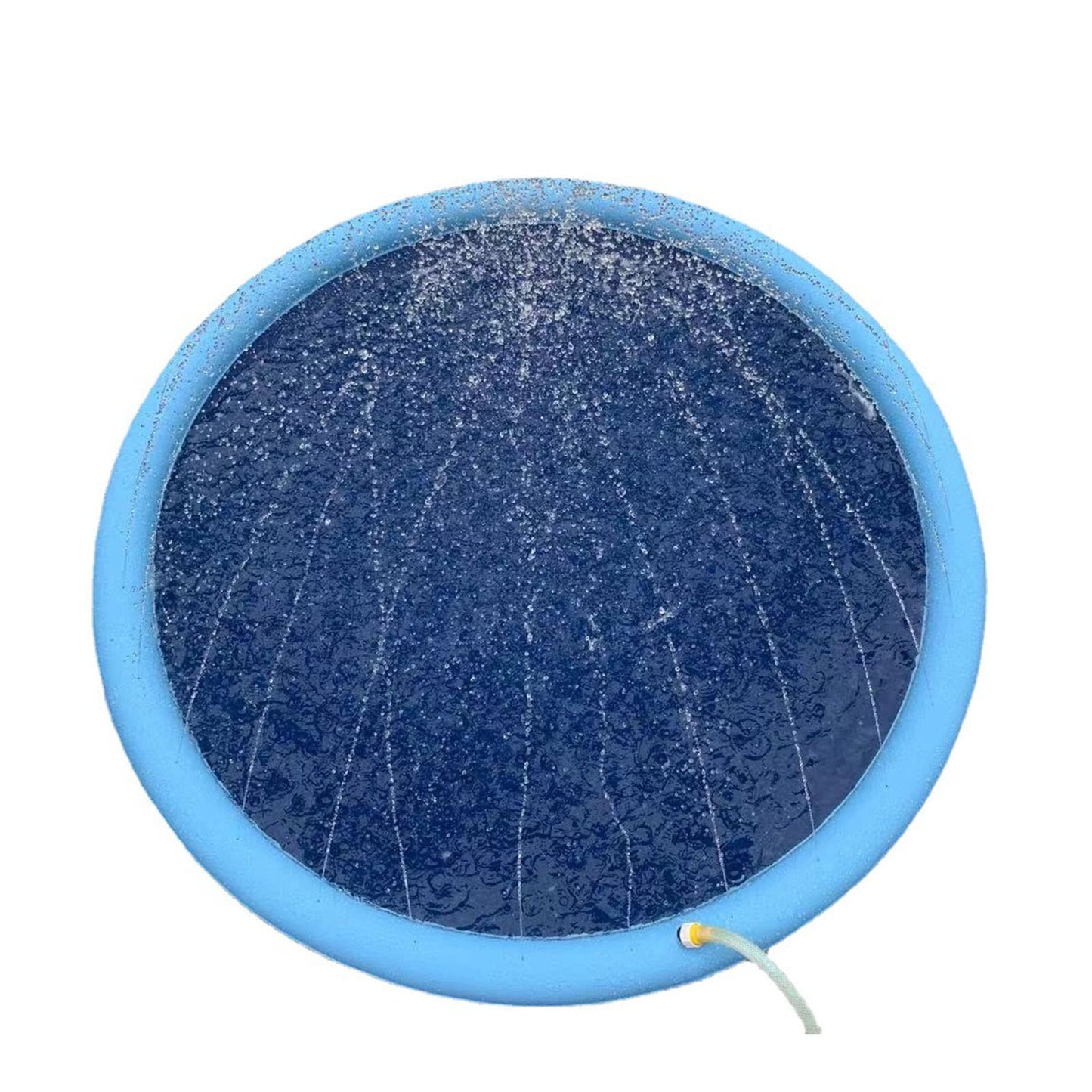 Splash Sprinkler Pad for Dogs, Non-Slip Pet Thickened Durable Wading Bath Pools, Splash Play Mat Outdoor Game Toys for Pets(59 inch)