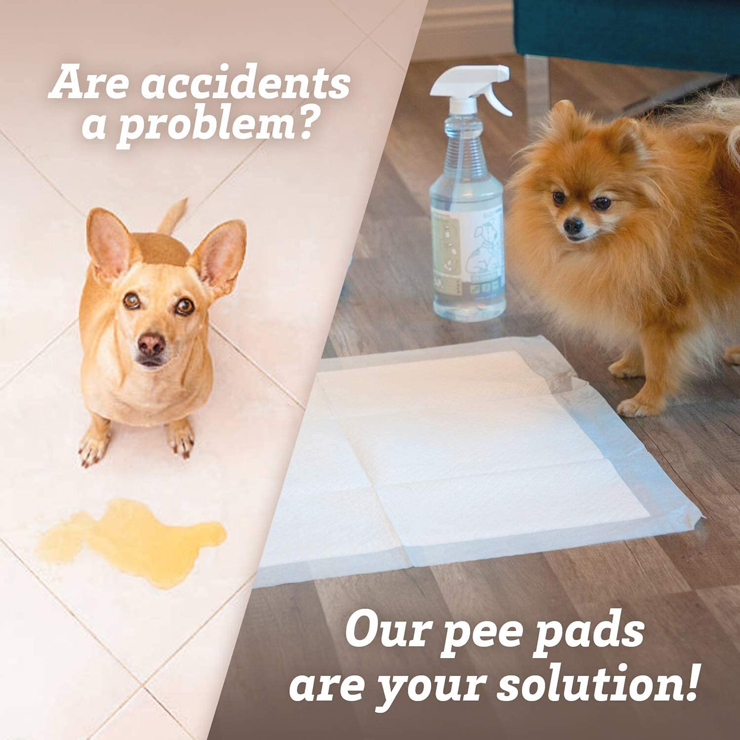 40Pcs Dog Pee Pads, Extra Large Disposable Dogs Training Potty Pad Leak-Proof Puppy Pads Pet Training Pads Strong Absorption Floor Mat for Dogs Cats Rabbits(32 x 36 inch)