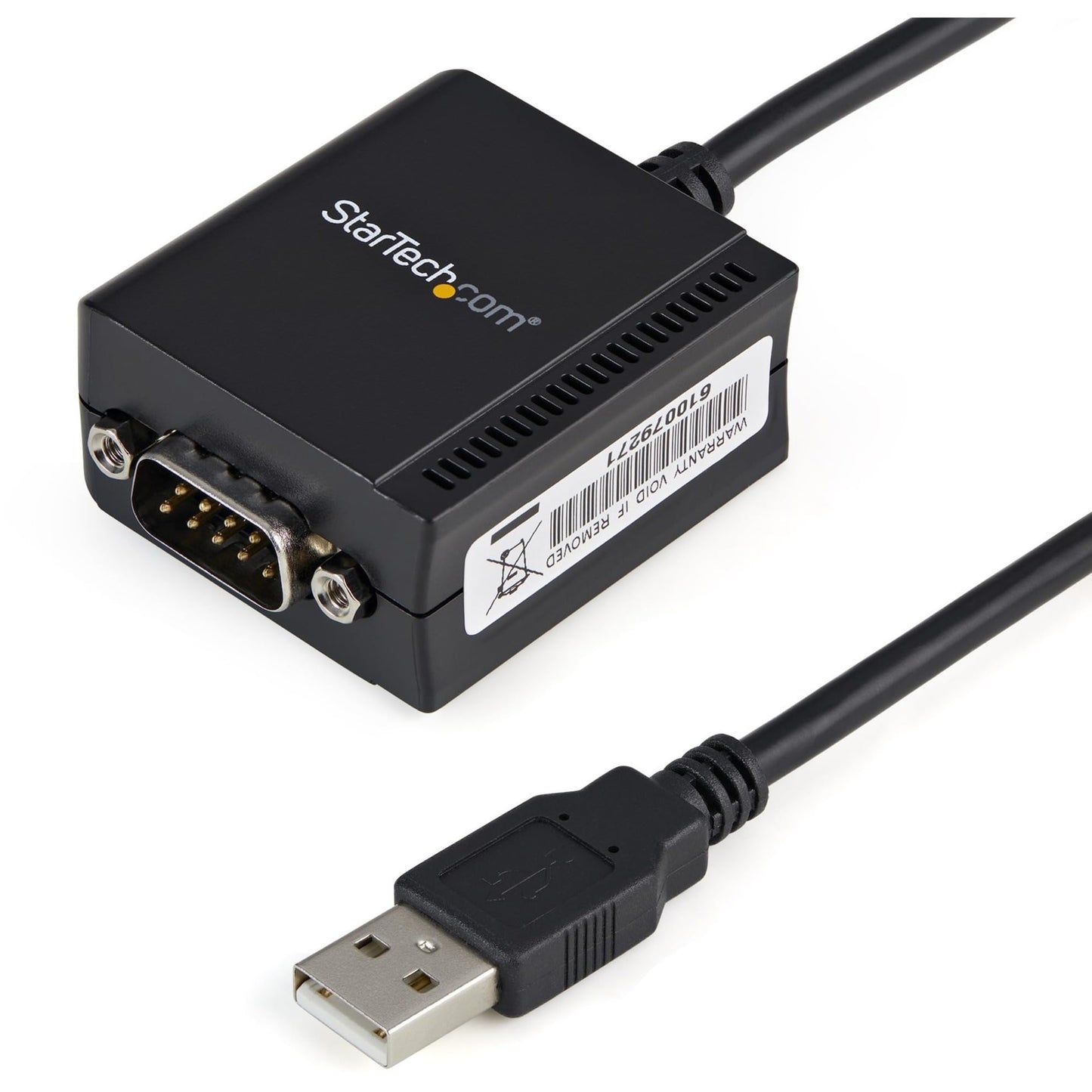 StarTech.com USB to Serial Adapter – 1 Port – USB Powered – FTDI USB UART Chip – DB9 (9-pin) – USB to RS232 Adapter