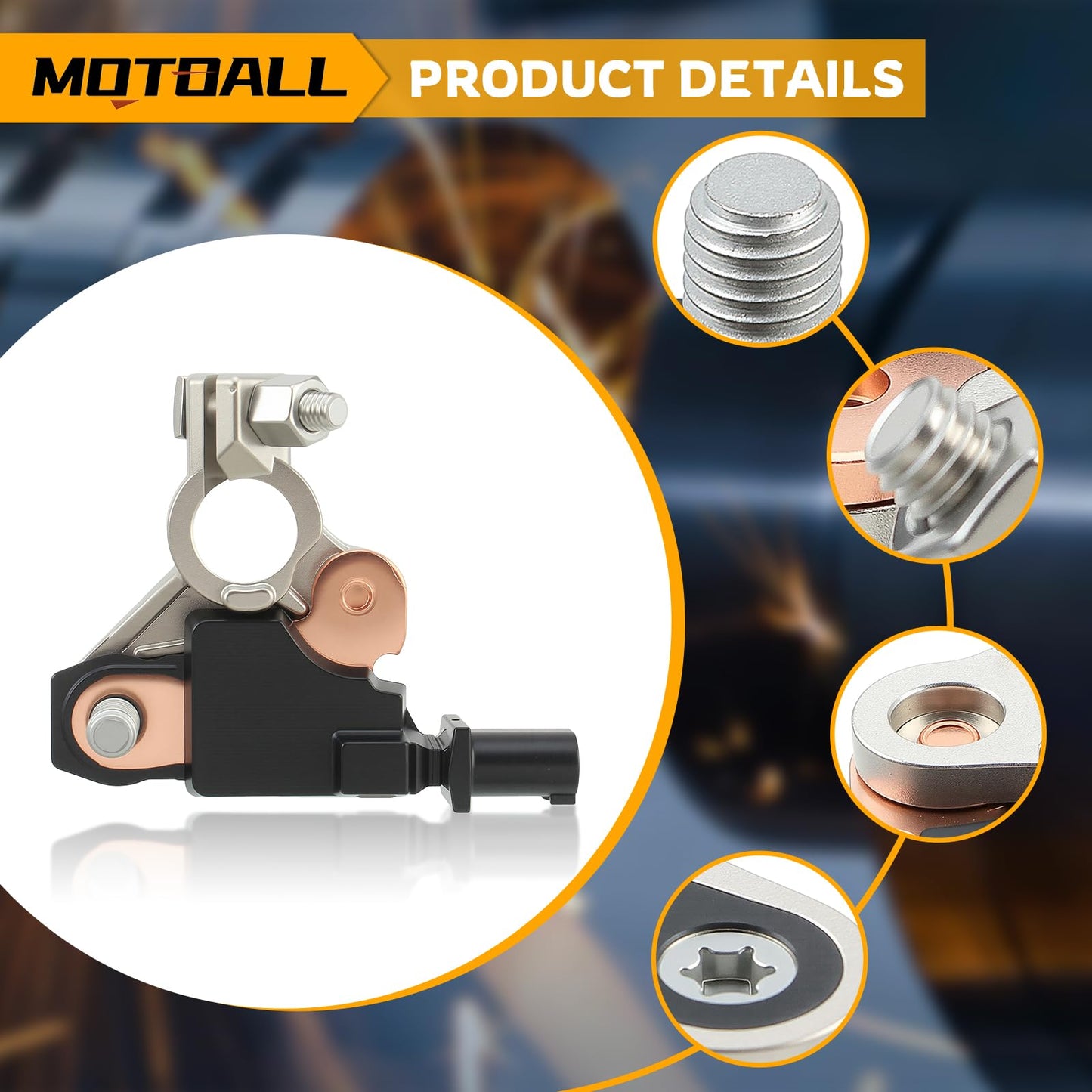 4692269AI 38920-TR0-A02 Battery Current Sensor for Dodge Journey Ram 1500 2500 3500 & Honda Civic CR-V 2.4L 2012-2015