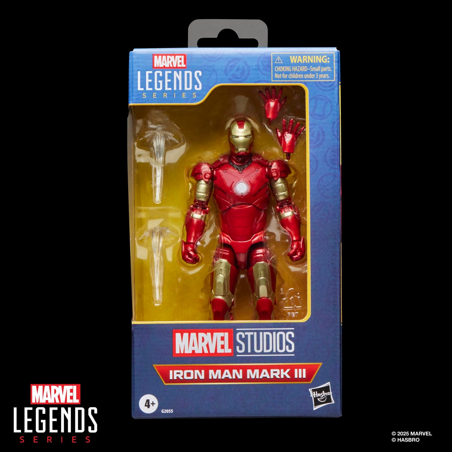 Marvel Legends Series Iron Man Mark III, Iron Man Movie Collectible 6-Inch Scale Action Figure Toy