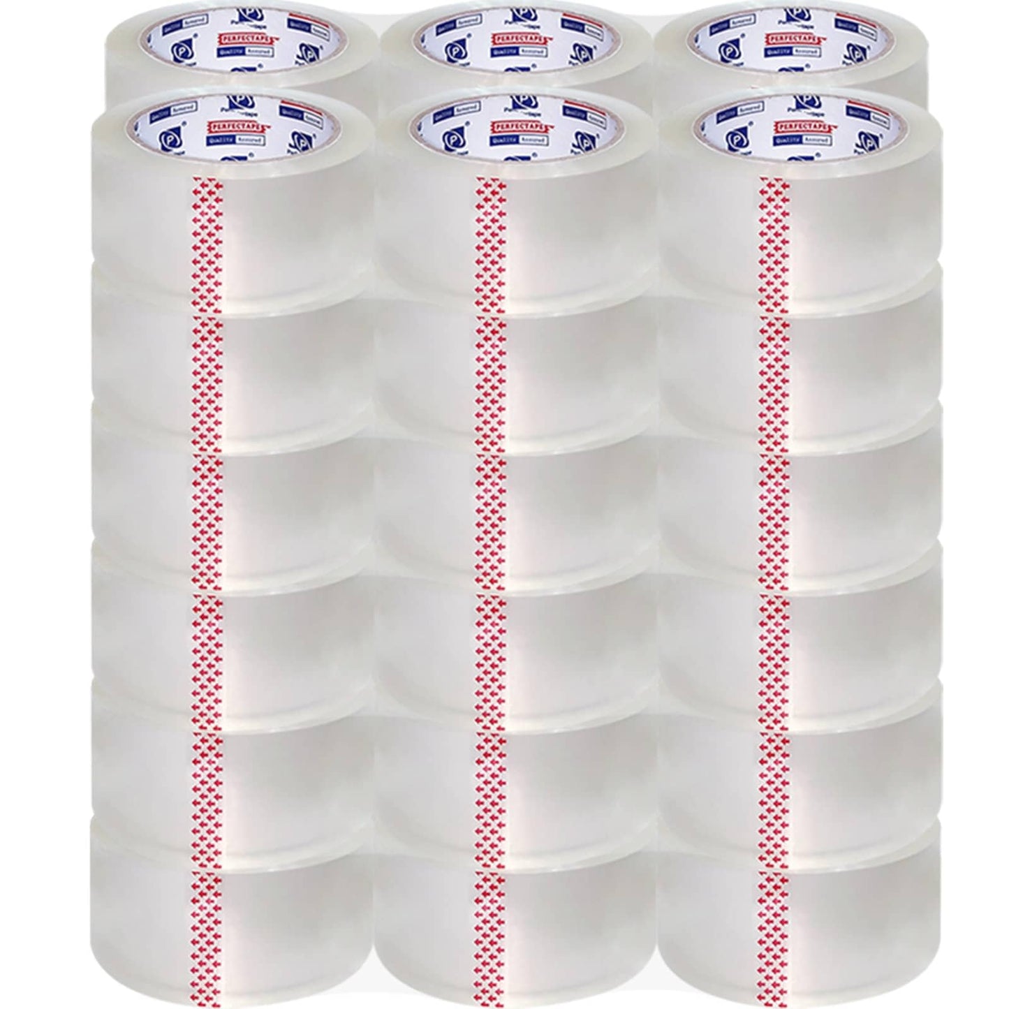 PERFECTAPE Heavy Duty Packing Tape 36 Rolls, Total 2160Y, Clear, 2.7 mil, 1.88 inch x 60 Yards, Ultra Strong, Refill for Packaging and Shipping
