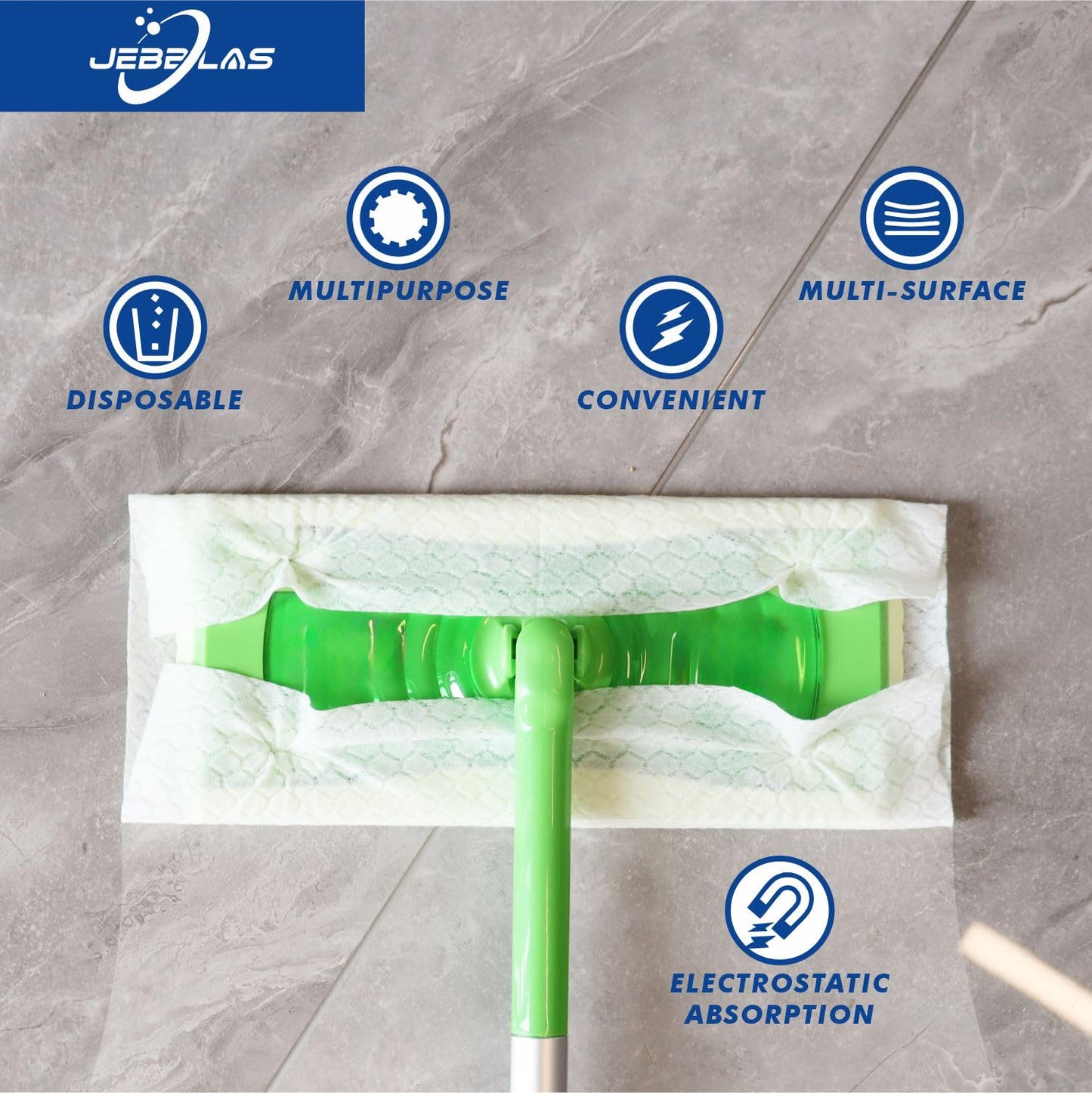 Jebblas Dry Dusting Cloths Disposable Dust Mop Dry Duster Mop,Dust Cloth, 240 Count