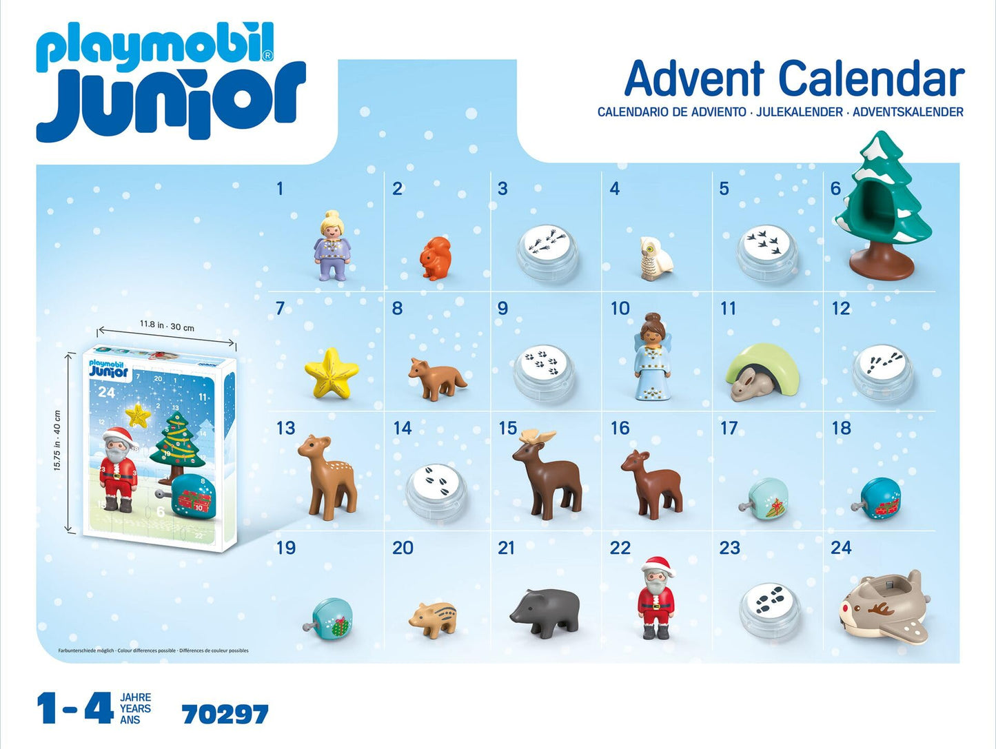 Playmobil Junior Advent Calendar: Snowy Christmas