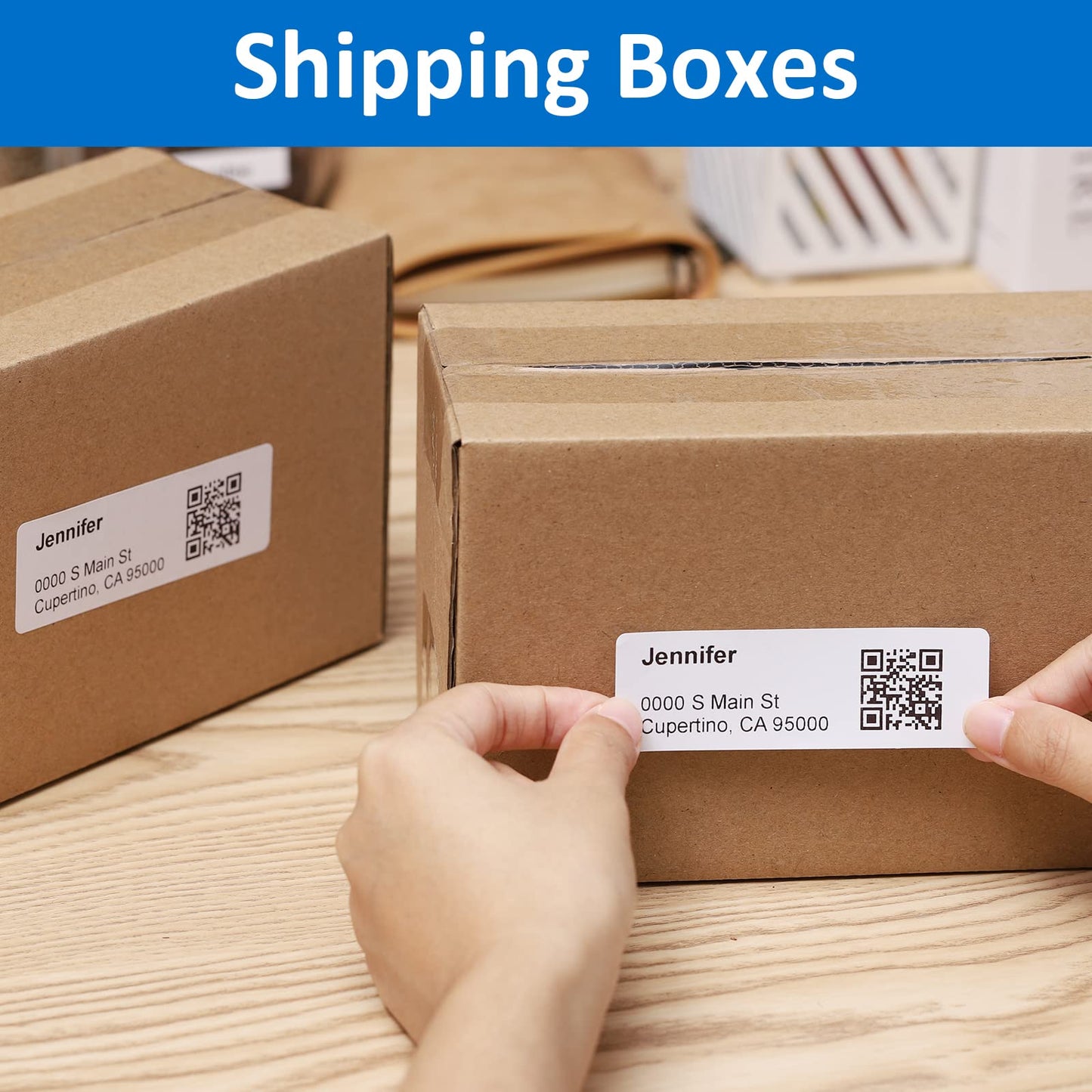 Label KINGDOM Replace for Brother DK-1201 (1.1" x 3.5") Standard Address Labels for QL 800 820NWB 700 Printers, Die-Cut 29mm x 90mm, 400 Labels/Roll, 1 Frame+12 Rolls