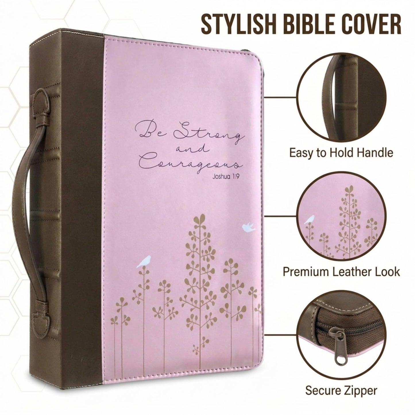 Officewerks Women's Bible Cover - Be Strong