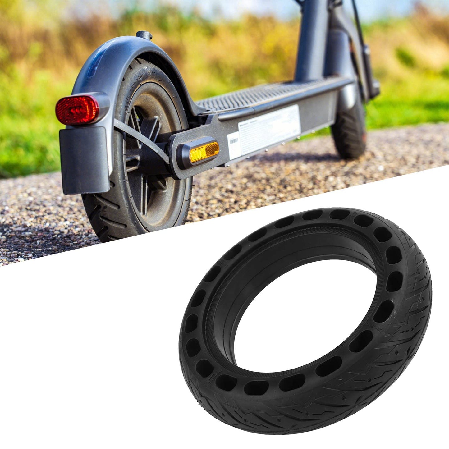 9.0x2.0 Electric Scooter Tire Safe Driving Impact Resistance Electric Scooter Rubber Tire Excellent Grip for Various Road Conditions