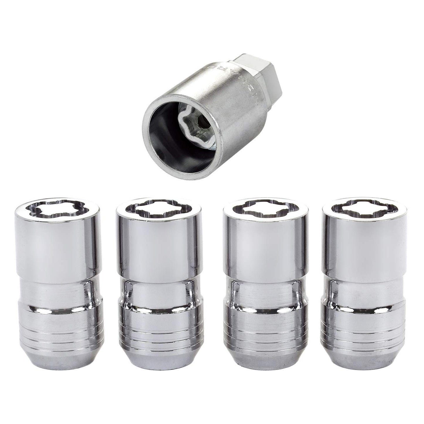 McGard 24215 Chrome M14 x 1.5 Thread Size Cone Seat Wheel Lock Set, (Set of 4)