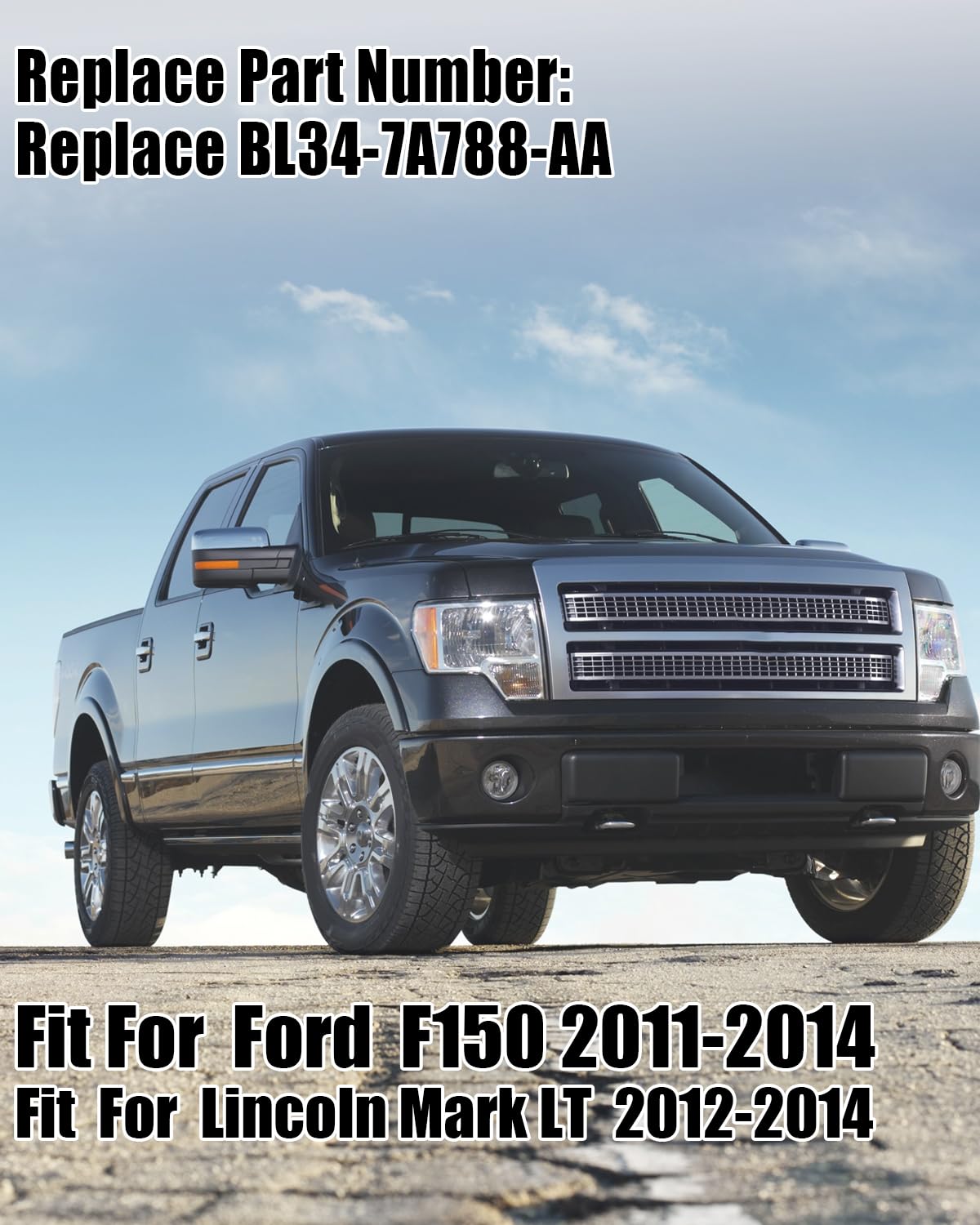 BL34-7A788-AA Lock Vacuum Line Tube Check Valve Fits for Ford F150 2011-2014 and Lincoln Mark LT 2012-2014 Auto Hub