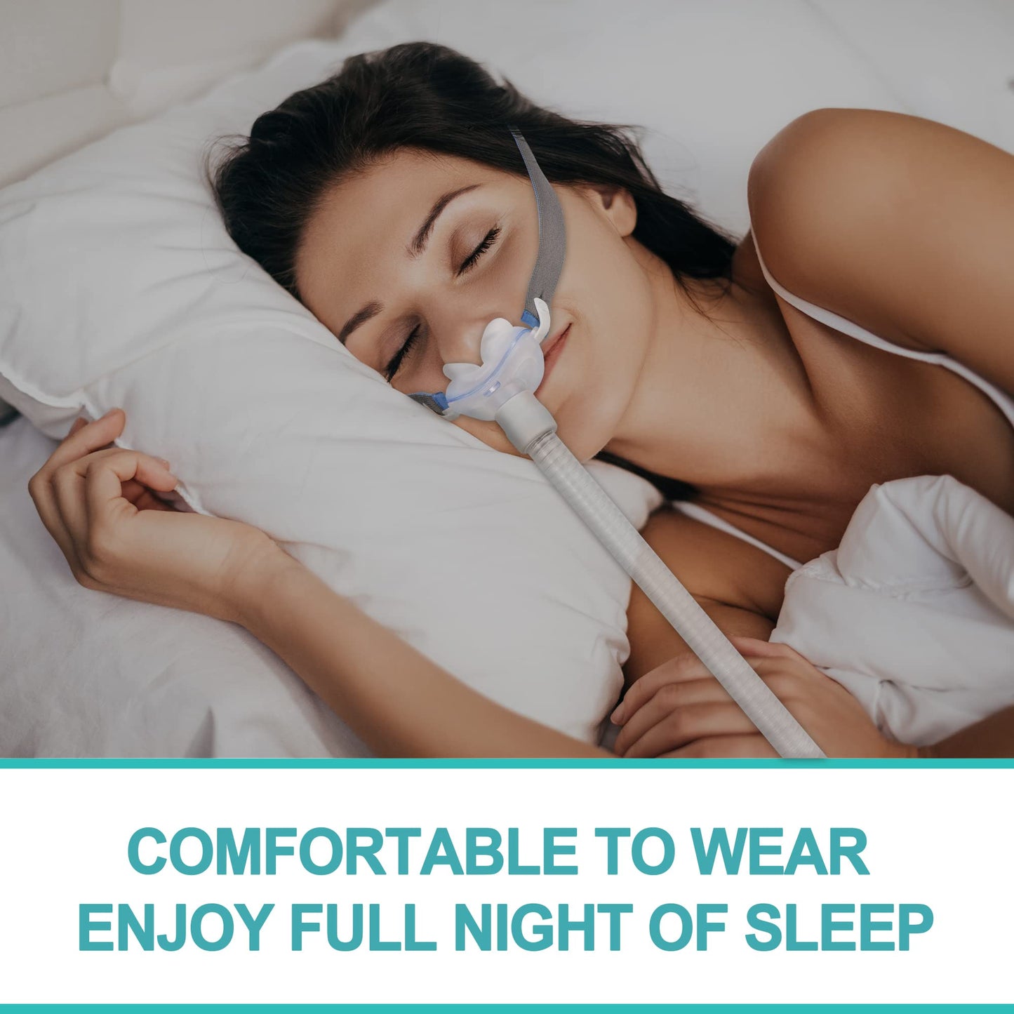 2 Pack Replacement Tube Frame Assembly for AirFit P10, Tube Frame Kit with Headgear Compatible with Resmed, Great Value New Version Tube Frame Kit Supplied by Medihealer (No Cushion)